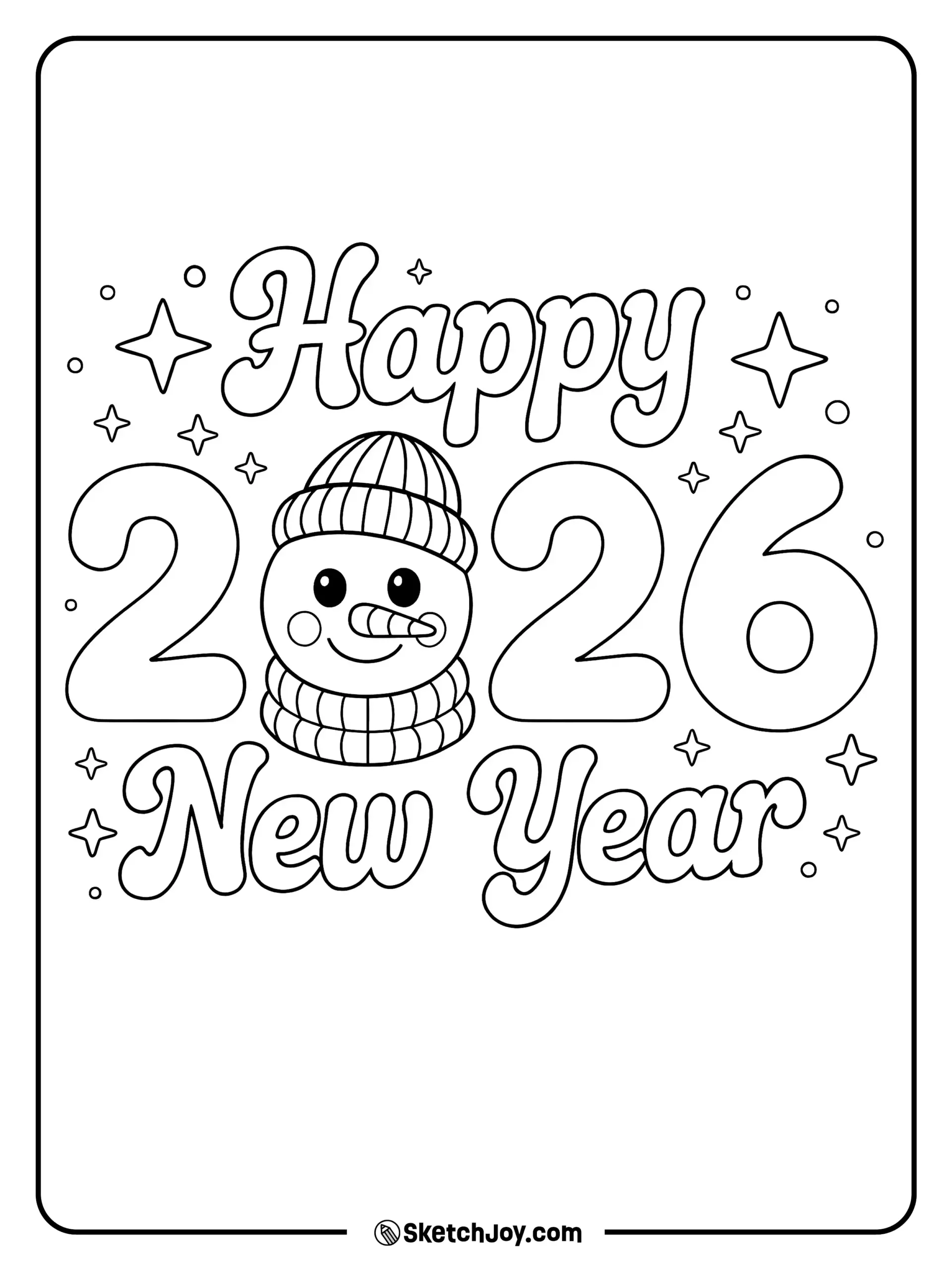 free printable happy new year 2026 coloring pages free printable happy new year 2026 coloring pages