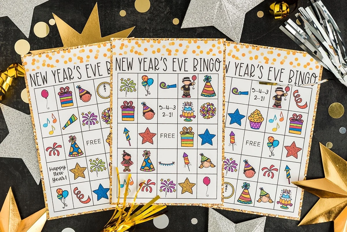 new years bingo 2026 printable