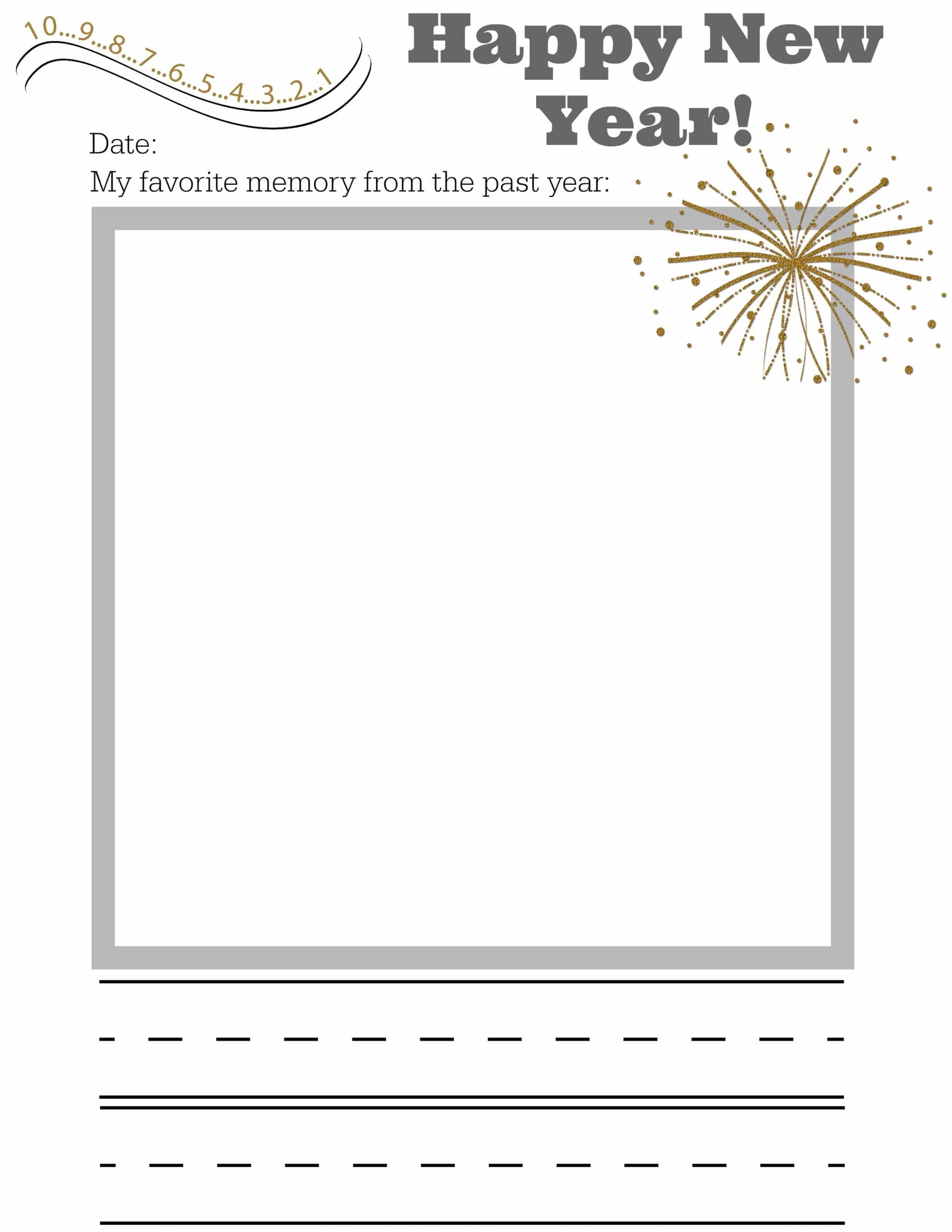 New Years Eve Activity Kids