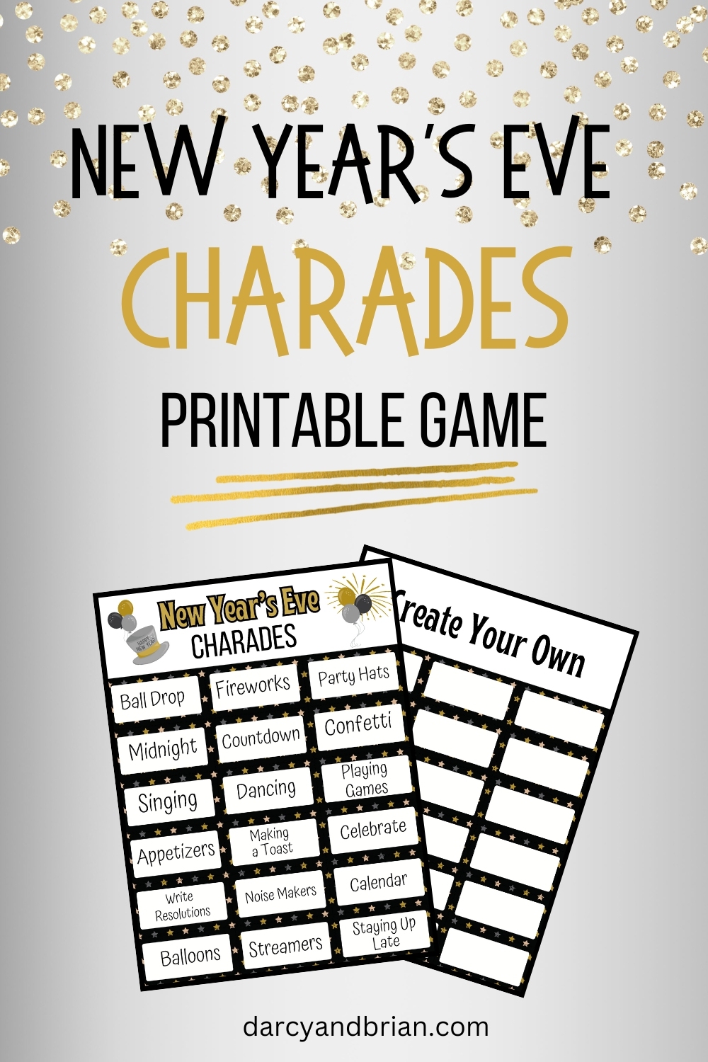 New Years Eve Charades
