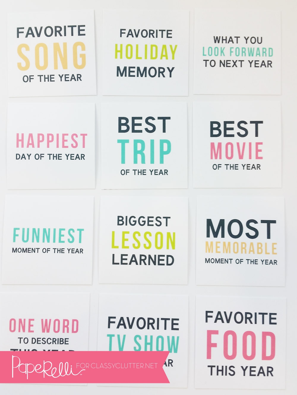New Years Eve Printable Game