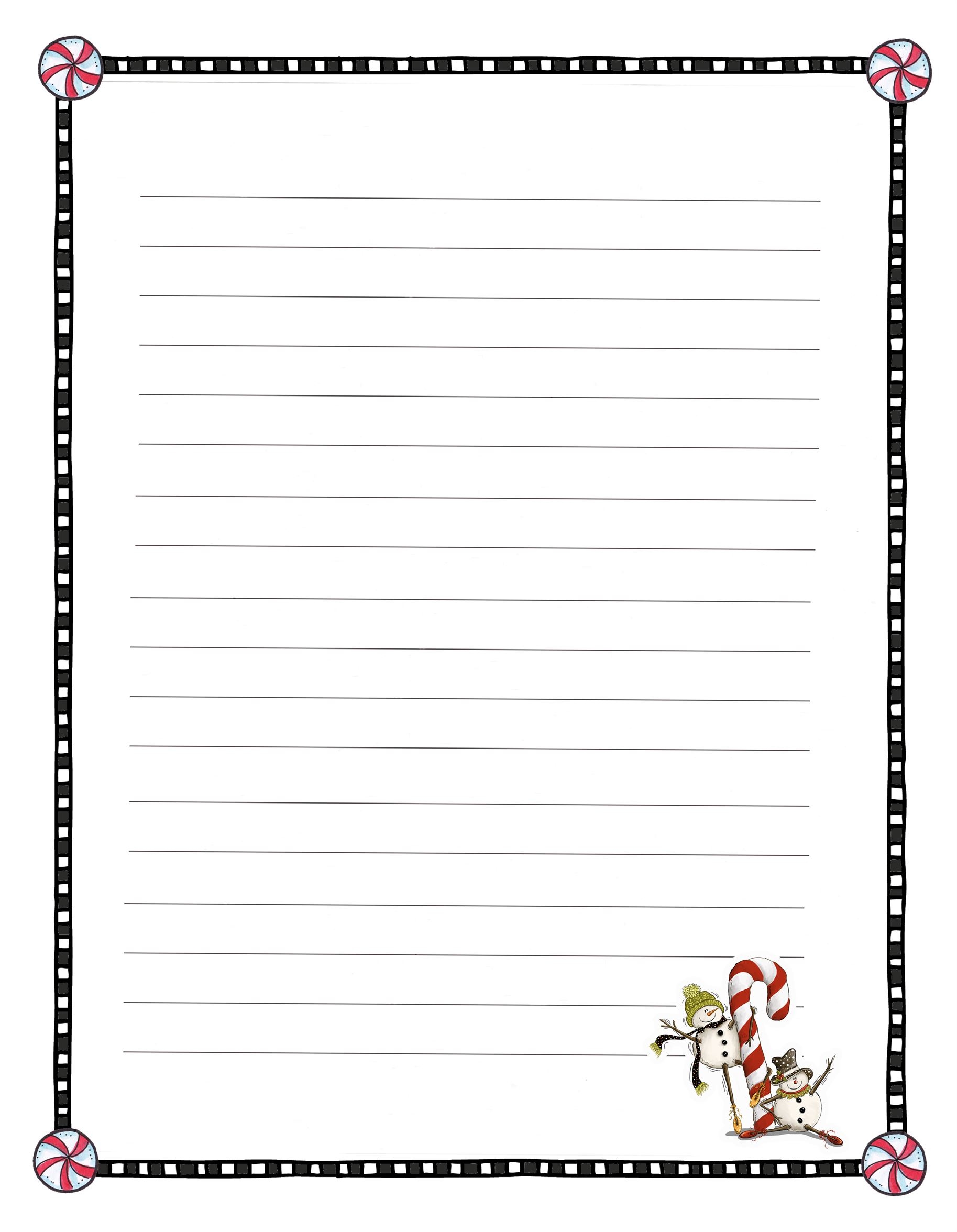 free printable christmas note paper free printable christmas note paper
