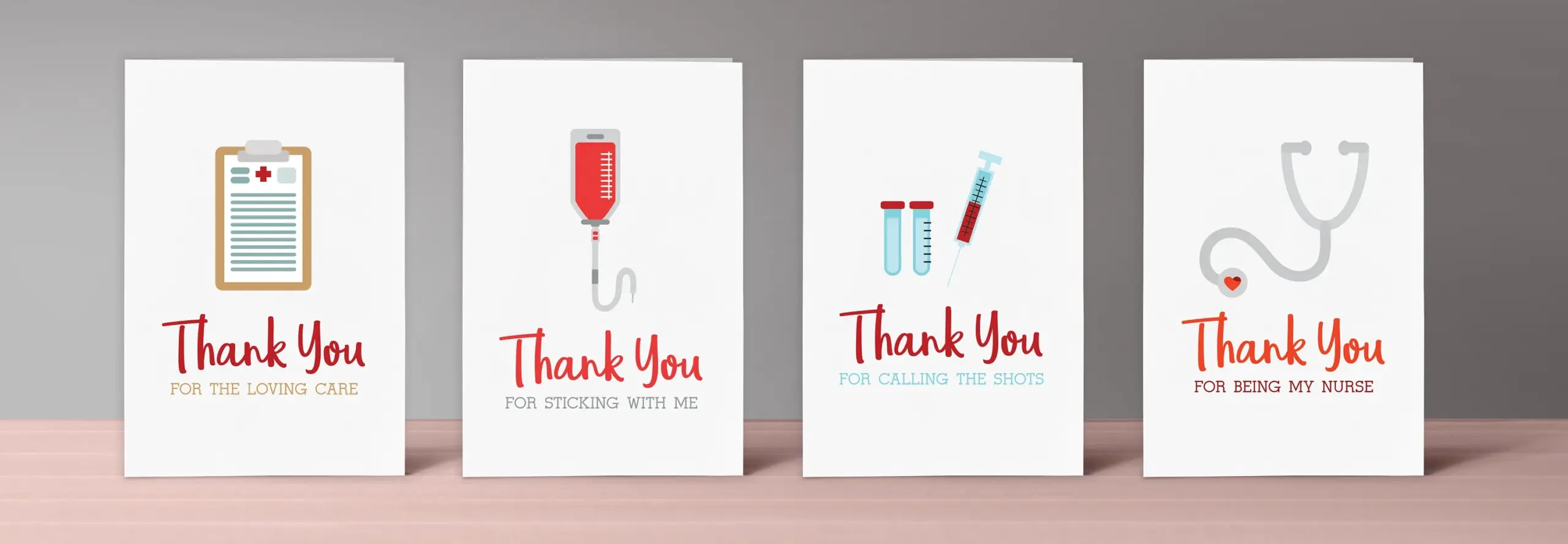 Nurse Thank You Card Set Of 4 Download