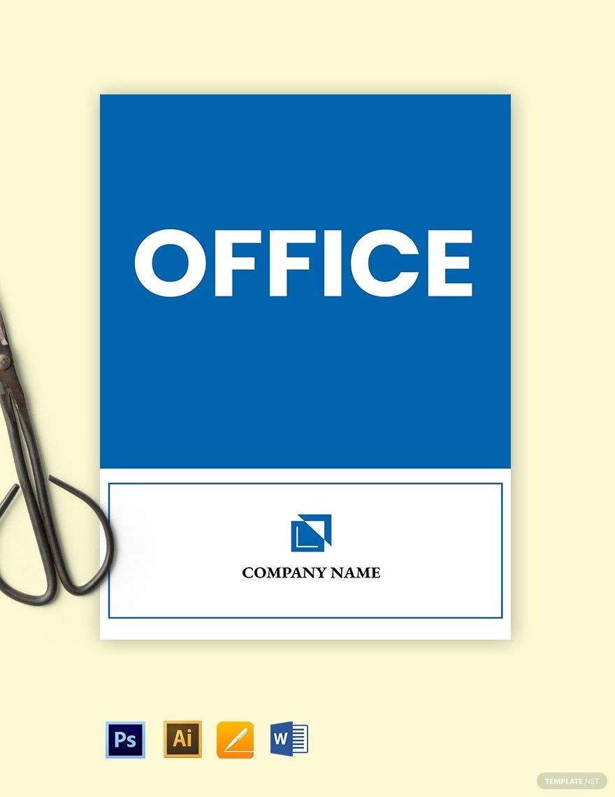 Office Door Sign