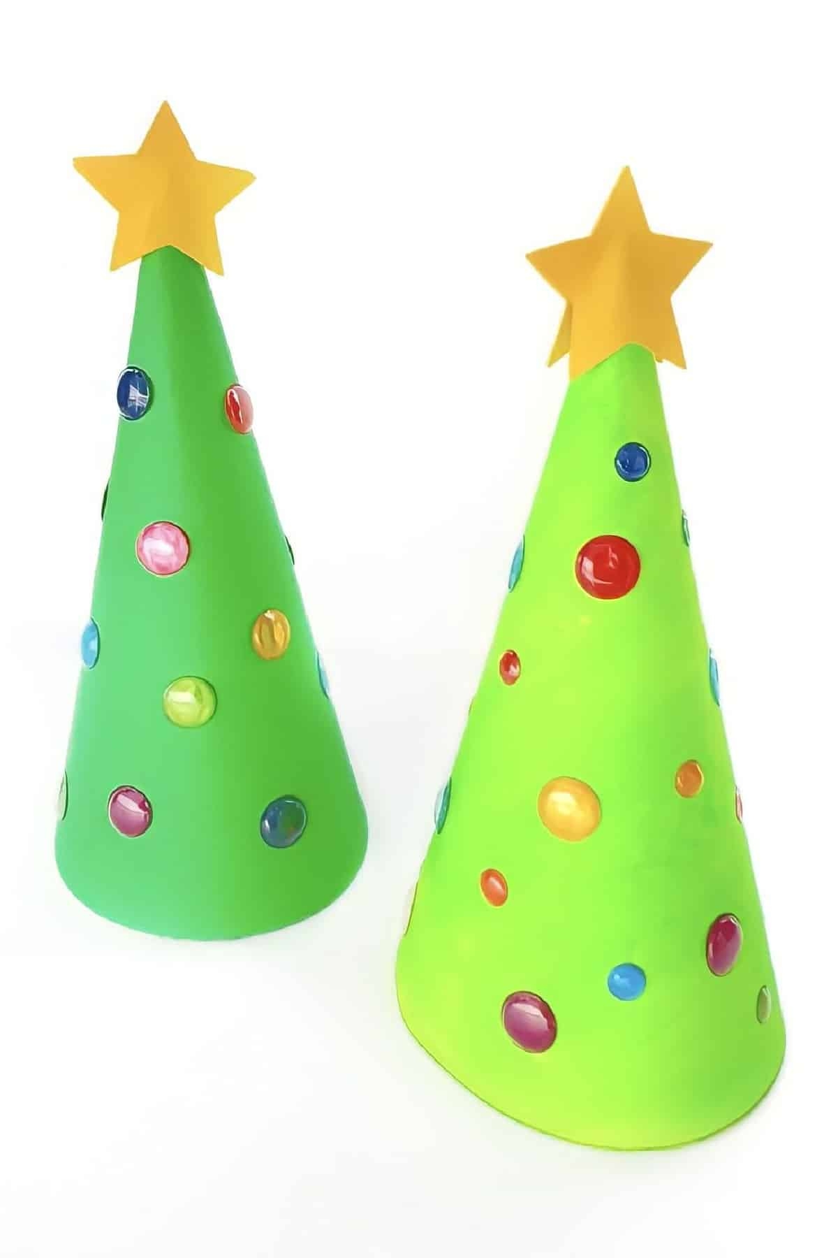 Paper Cone Christmas Tree Craft