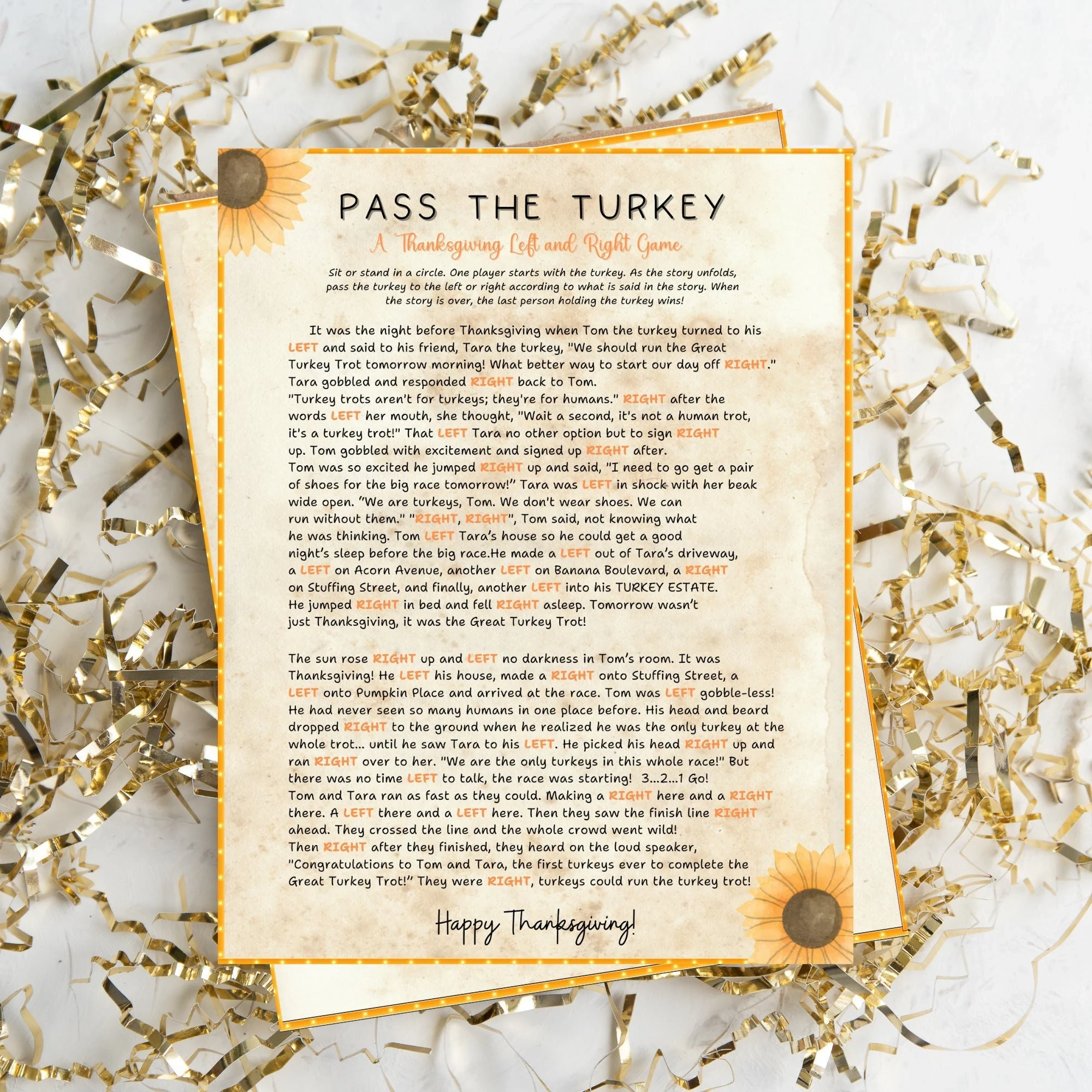 thanksgiving left right game free printable thanksgiving left right game free printable