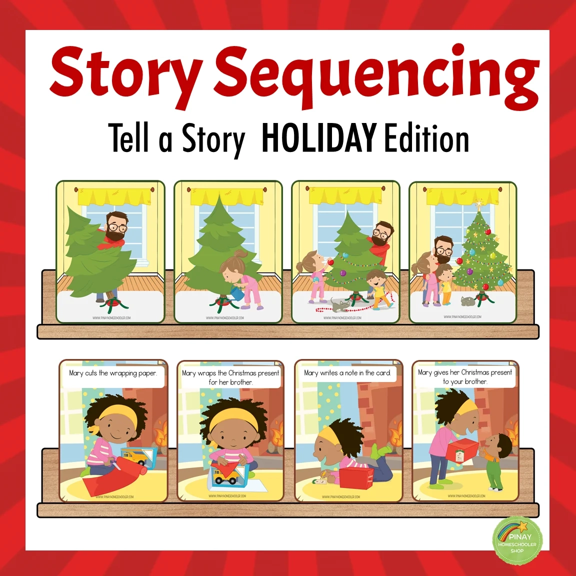 Picture Sequencing Tell A A Story Holiday Edition Picture Sequencing Tell A A Story Holiday Edition