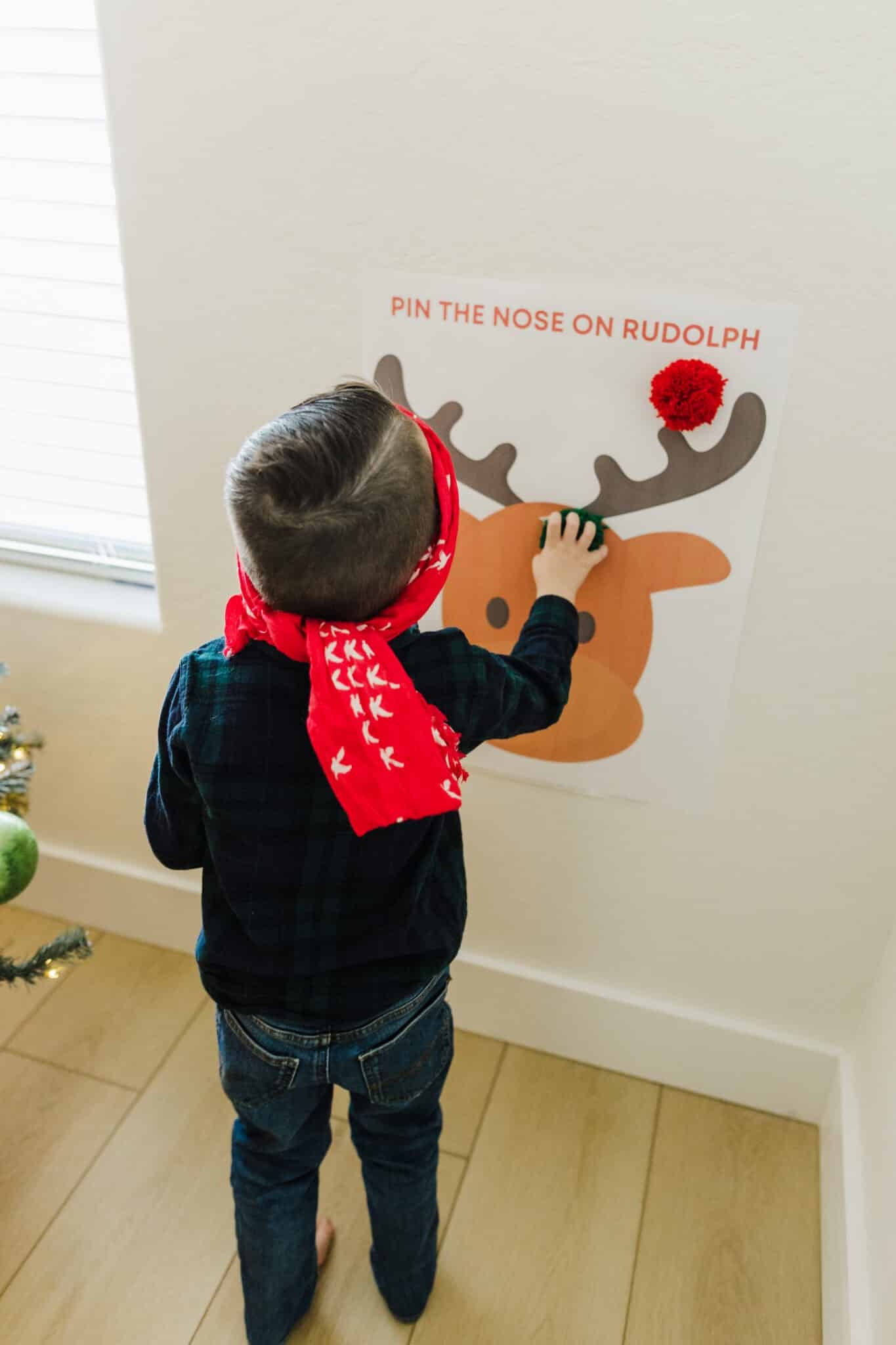 Pin The Nose On Rudolph