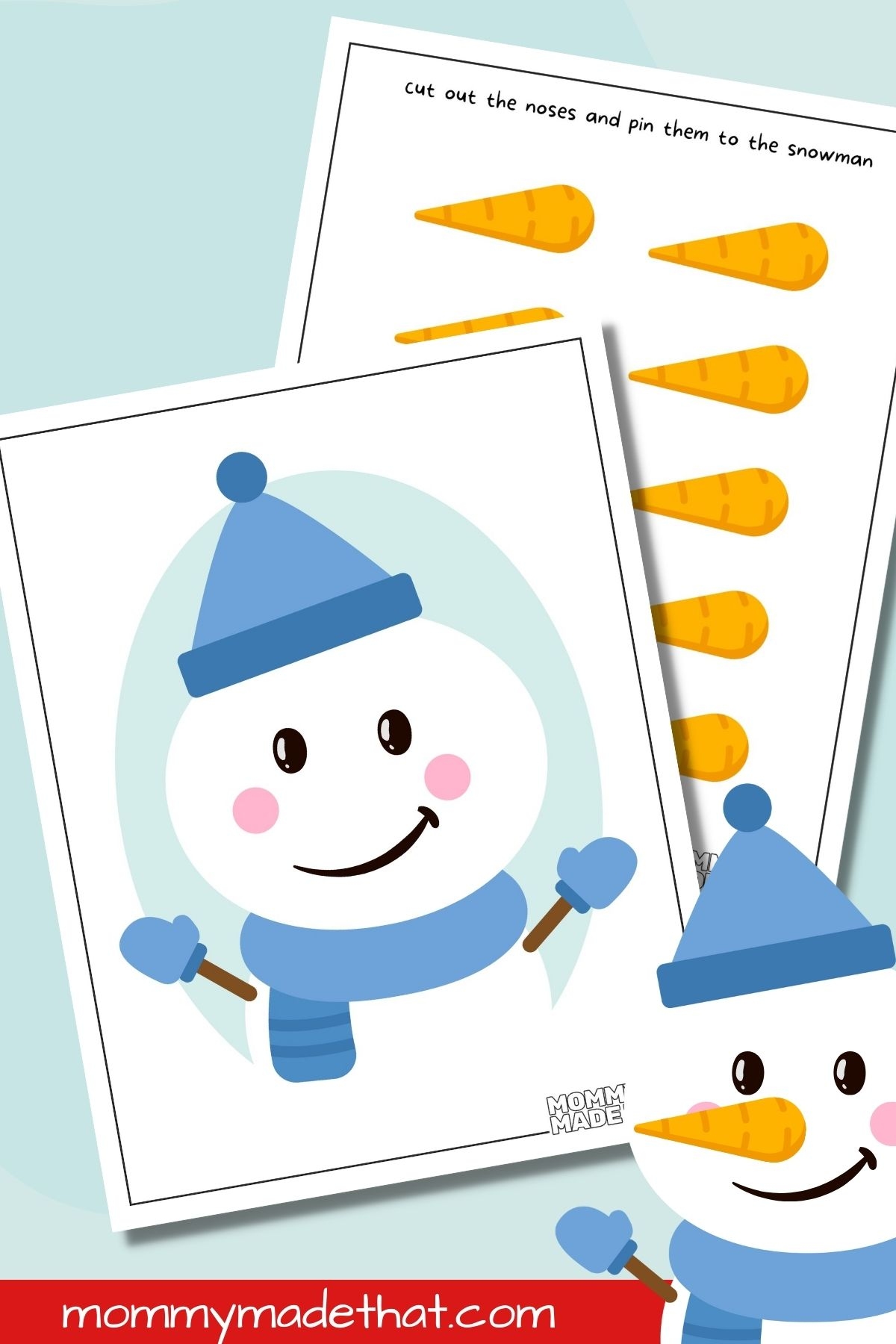 Pin The Nose On The Snowman Pin The Nose On The Snowman