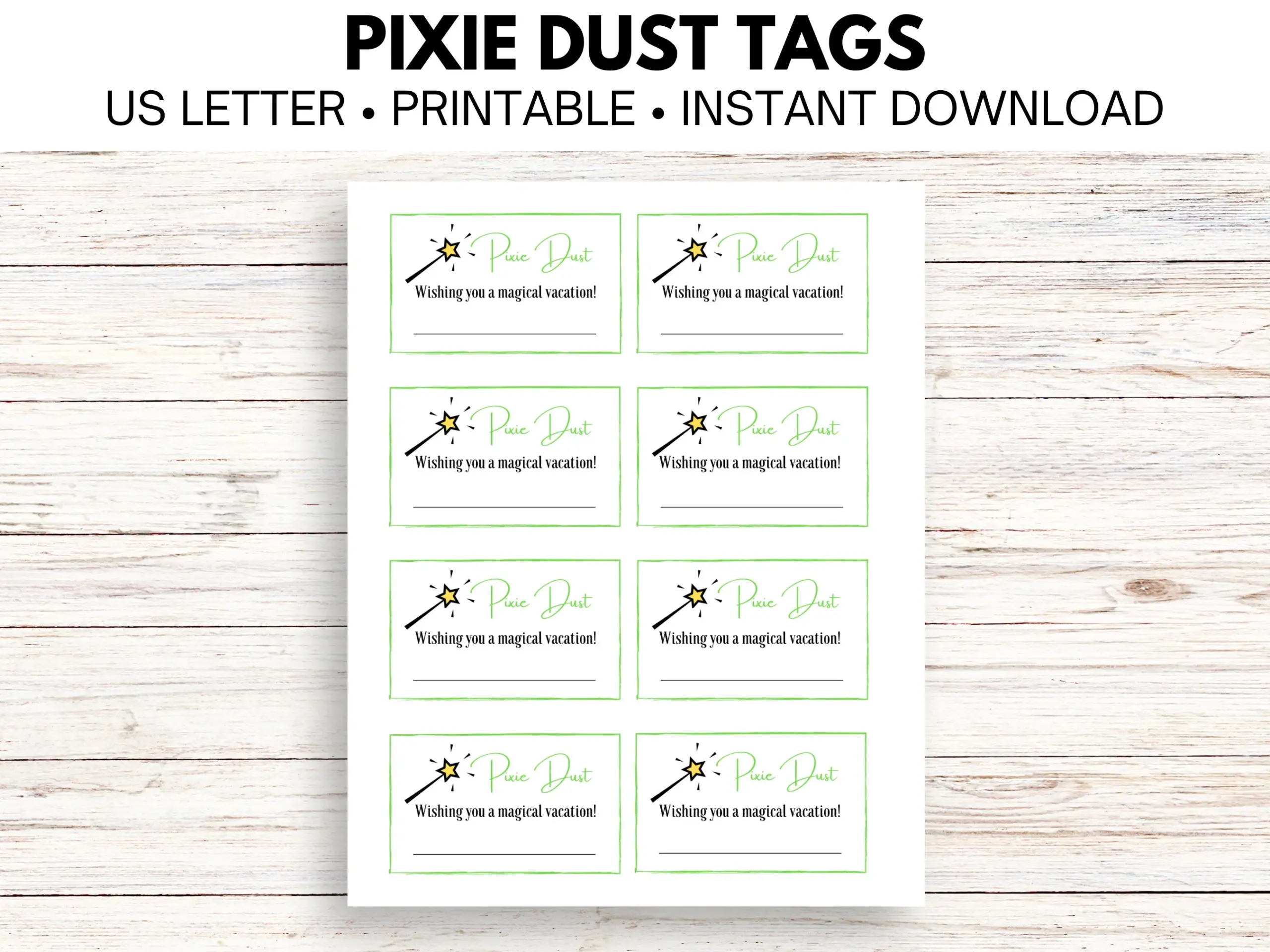 Pixie Dust Tags