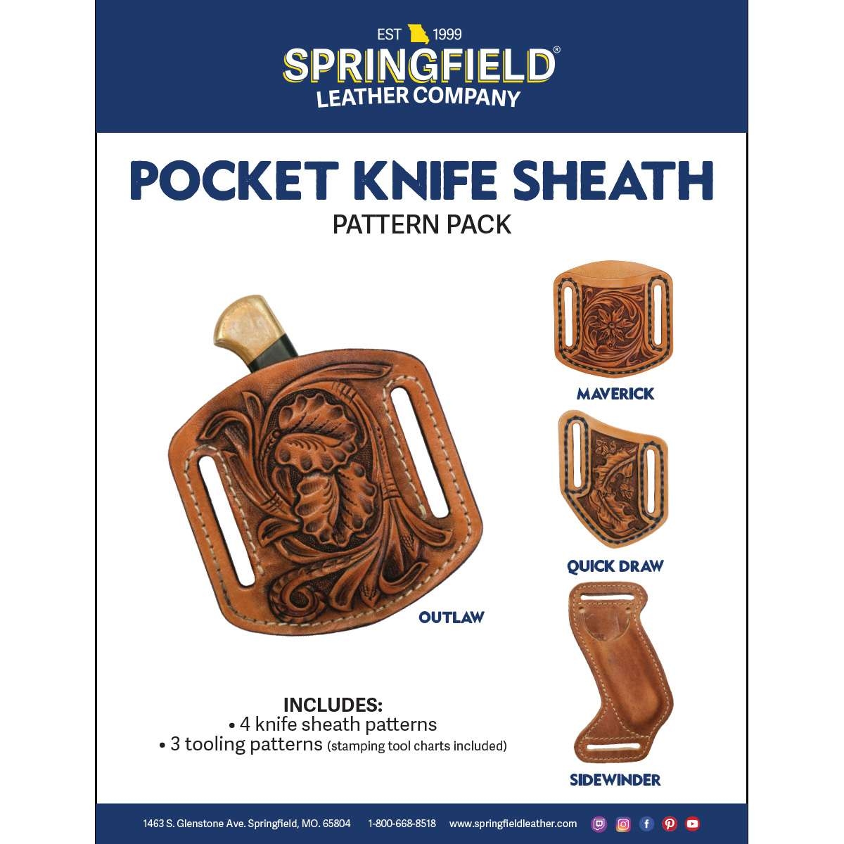 Pocket Knife Sheath Pattern Pack Pocket Knife Sheath Pattern Pack