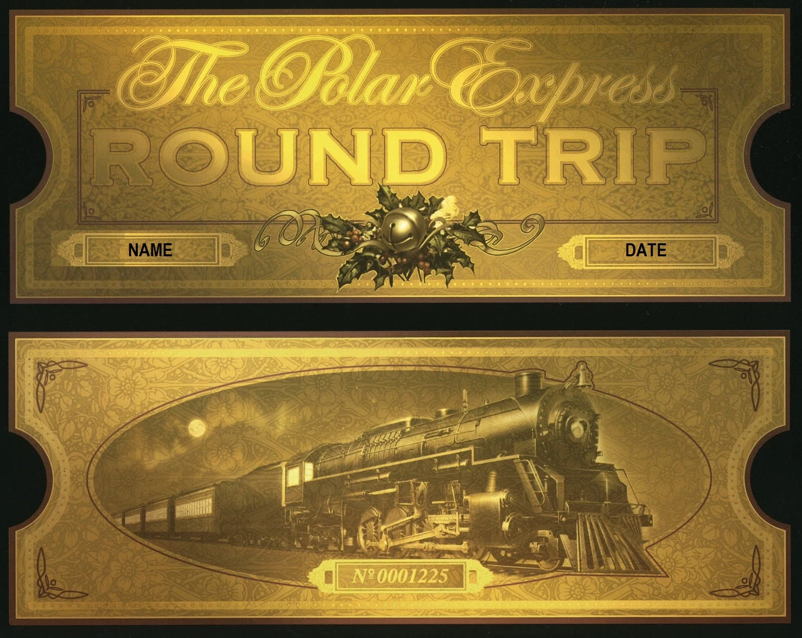 Polar Express Train Ticket With Free