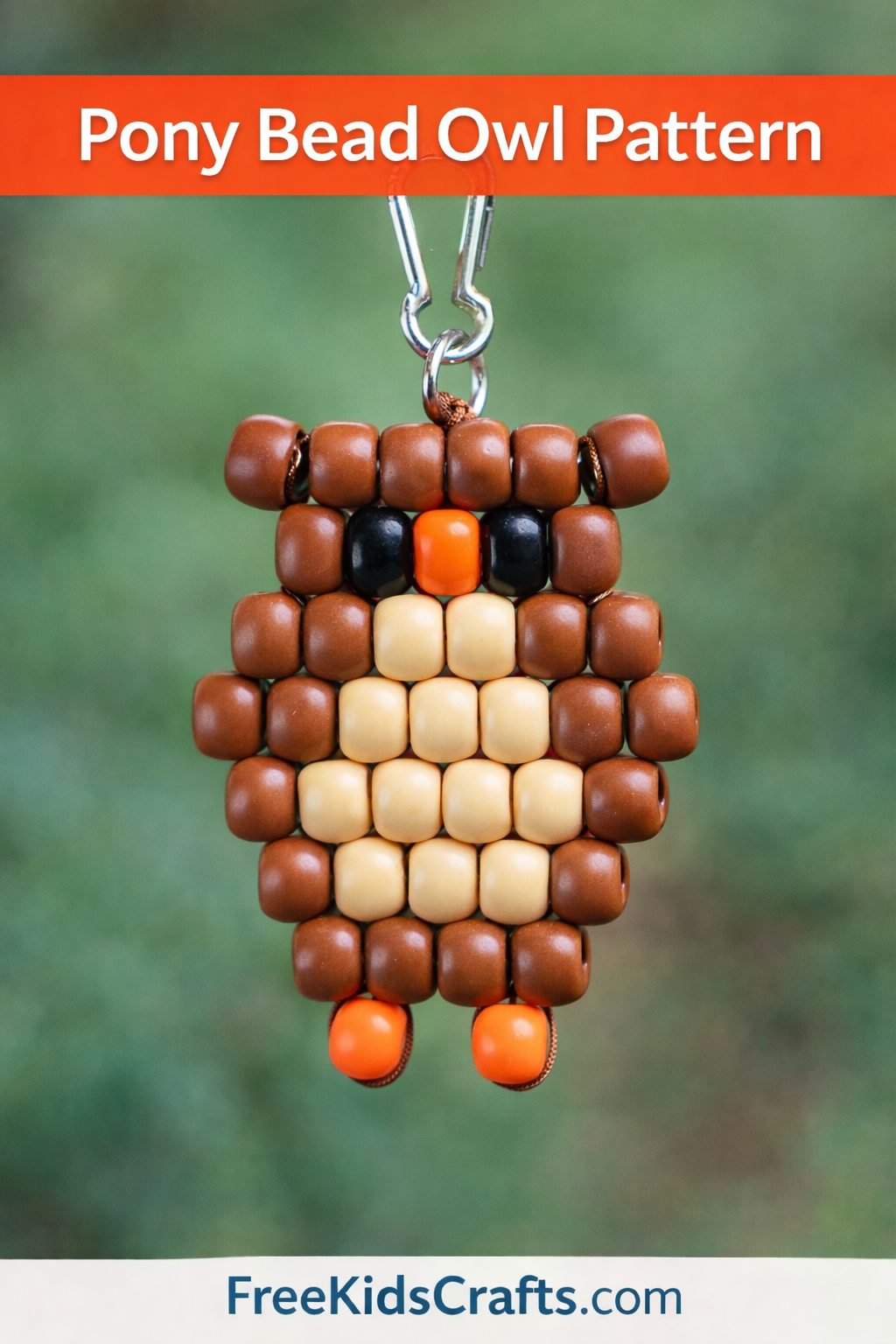 Pony Bead Owl