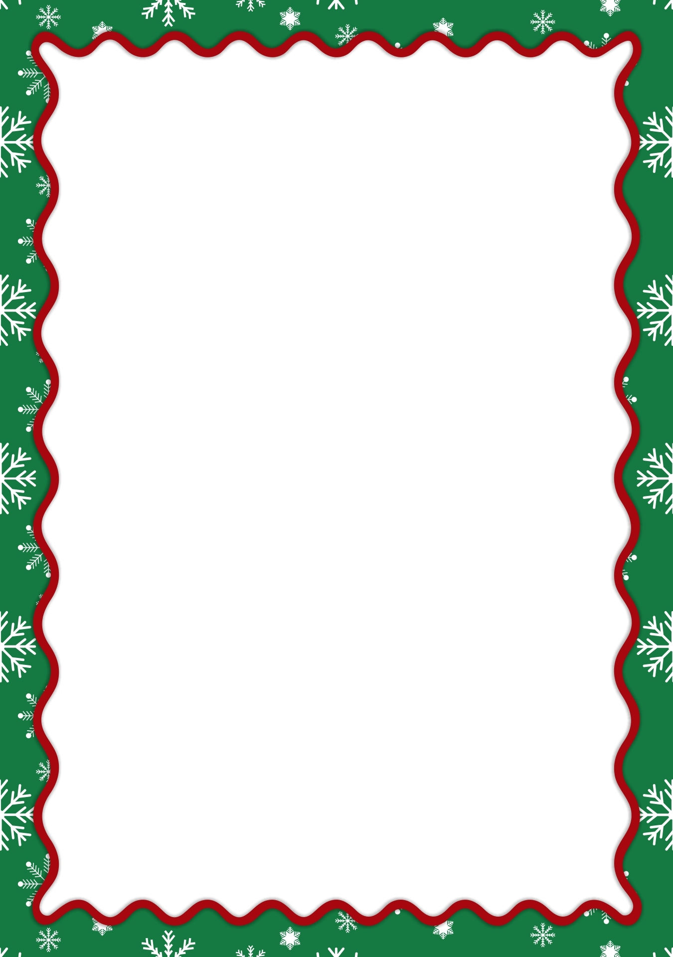 free christmas border templates