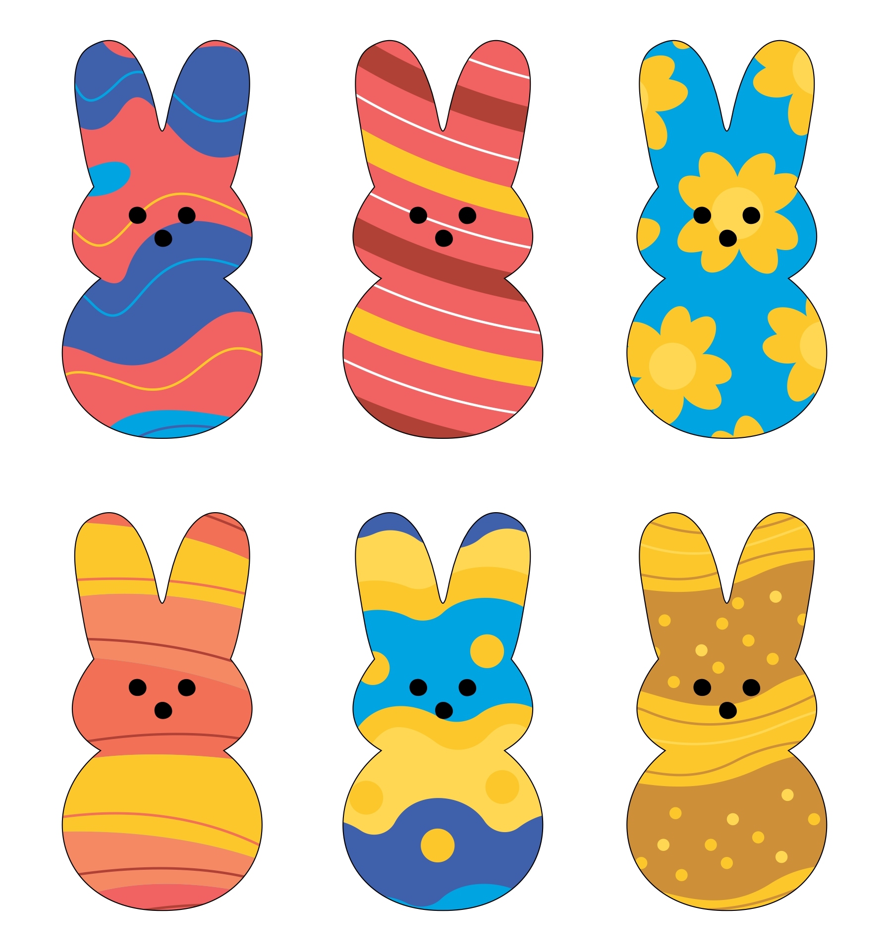 free printable peeps template