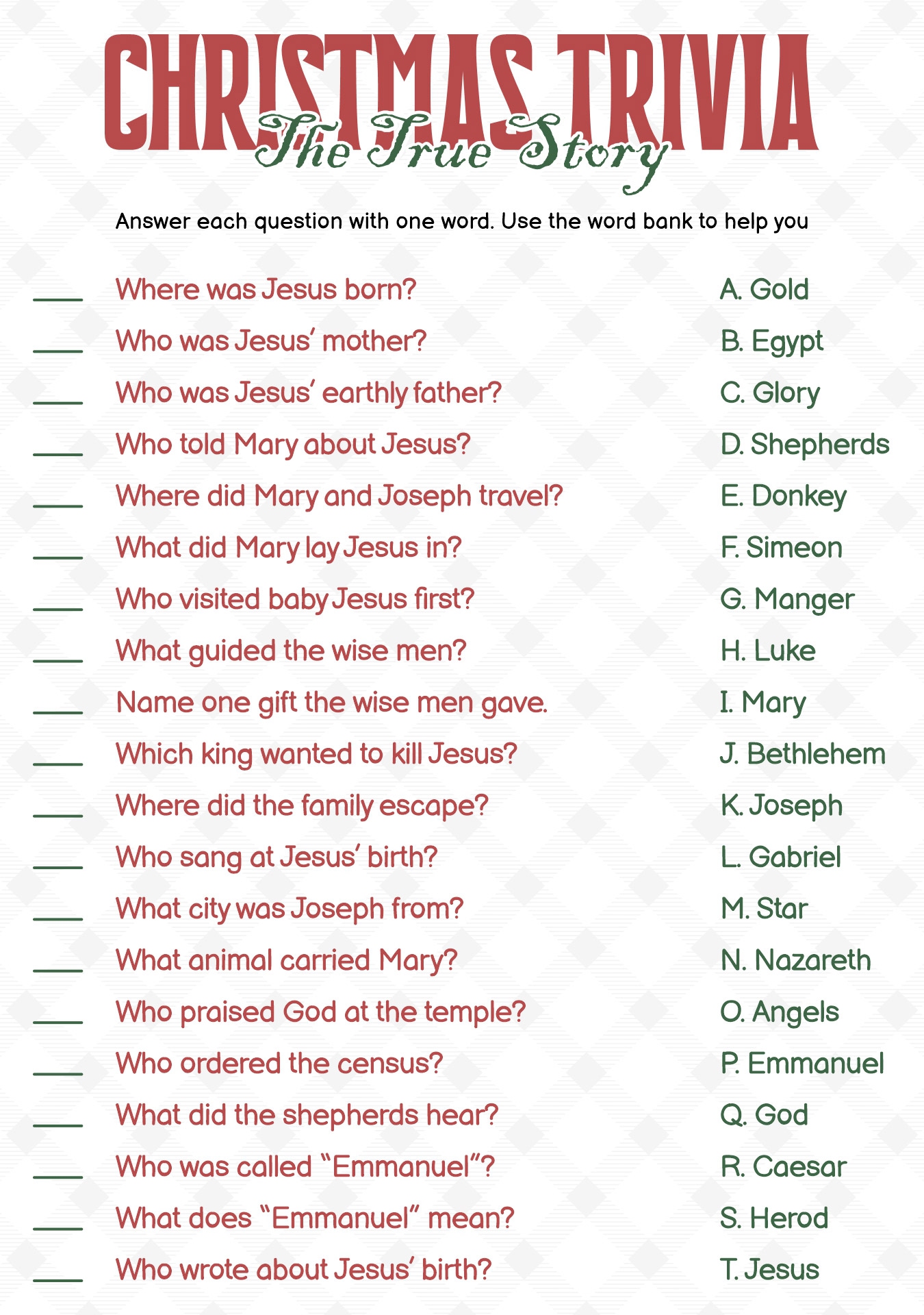 Post Printable Christmas Bible Trivia 293062 Post Printable Christmas Bible Trivia 293062