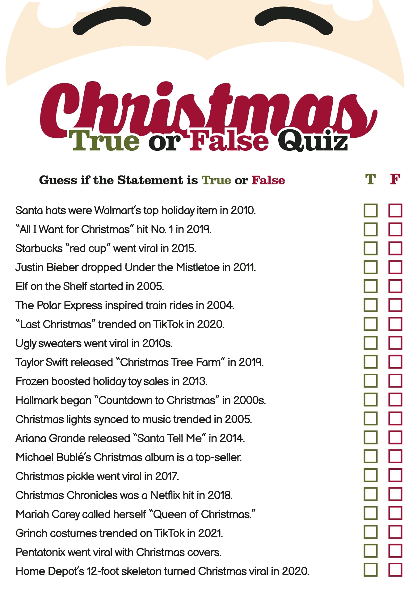 Post Printable Christmas Trivia Questions 18457 Post Printable Christmas Trivia Questions 18457