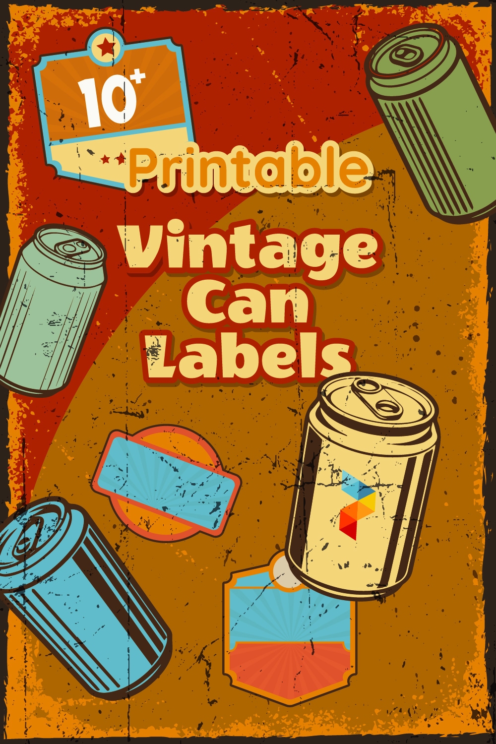 Post Printable Vintage Can Labels 53995