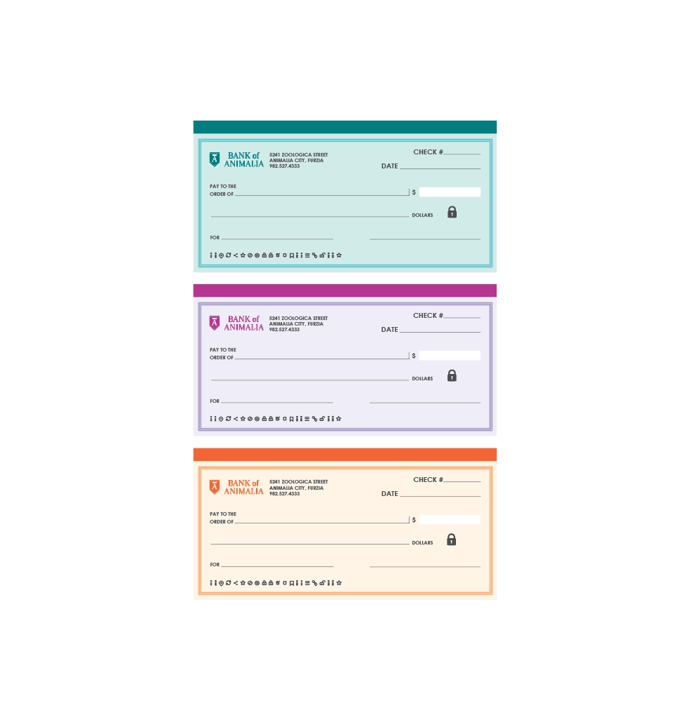 Pretend Checkbook