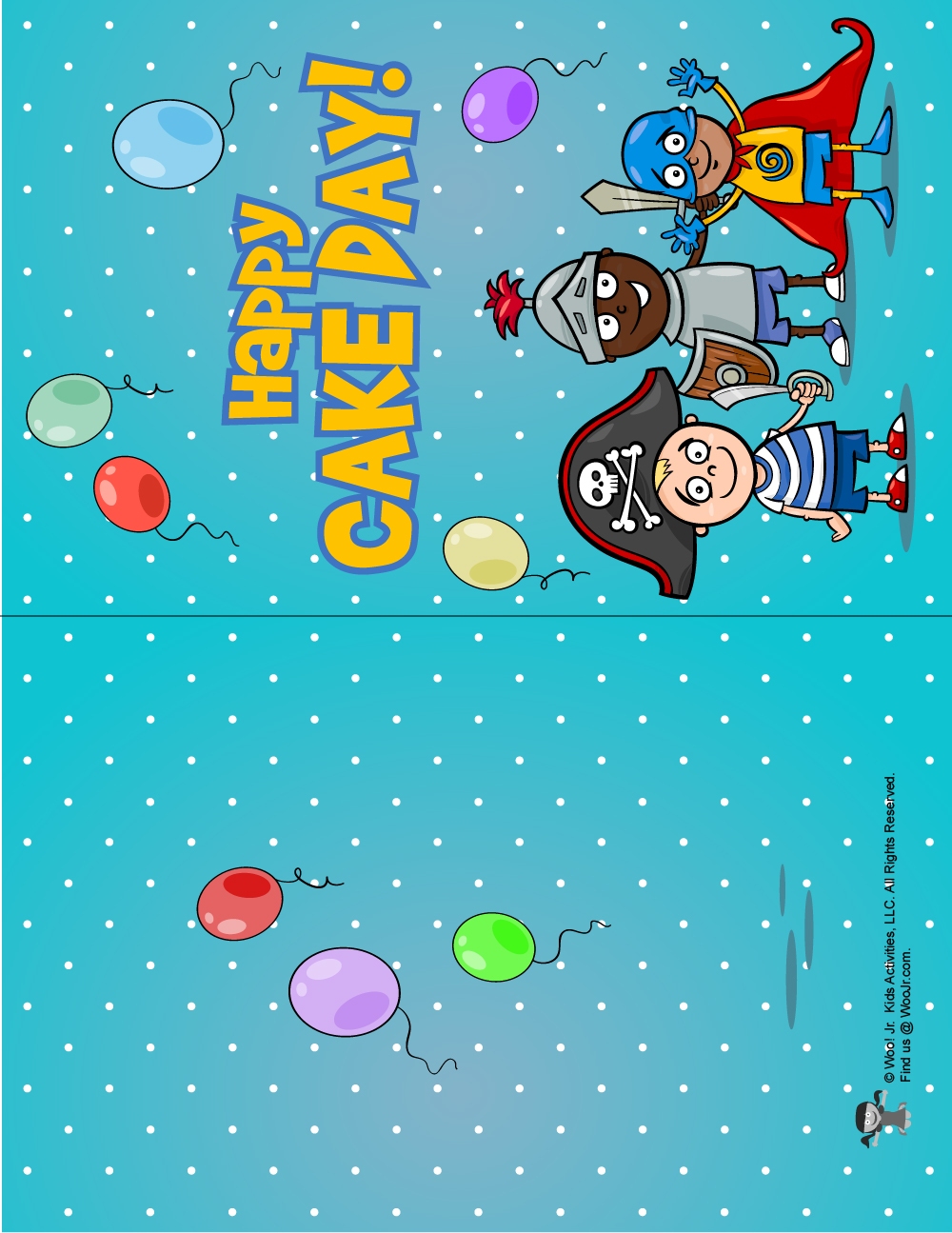 Printable Birthday Cards And Coloring Cards