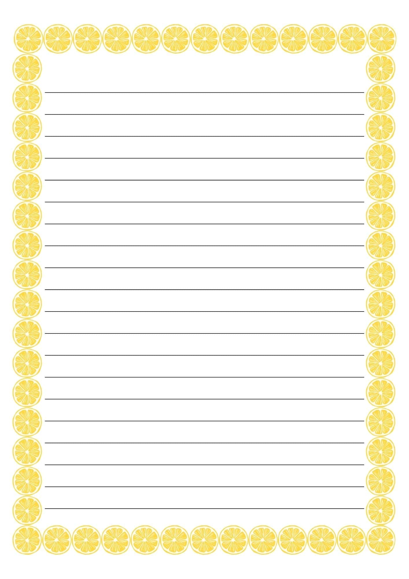 Printable Border Paper