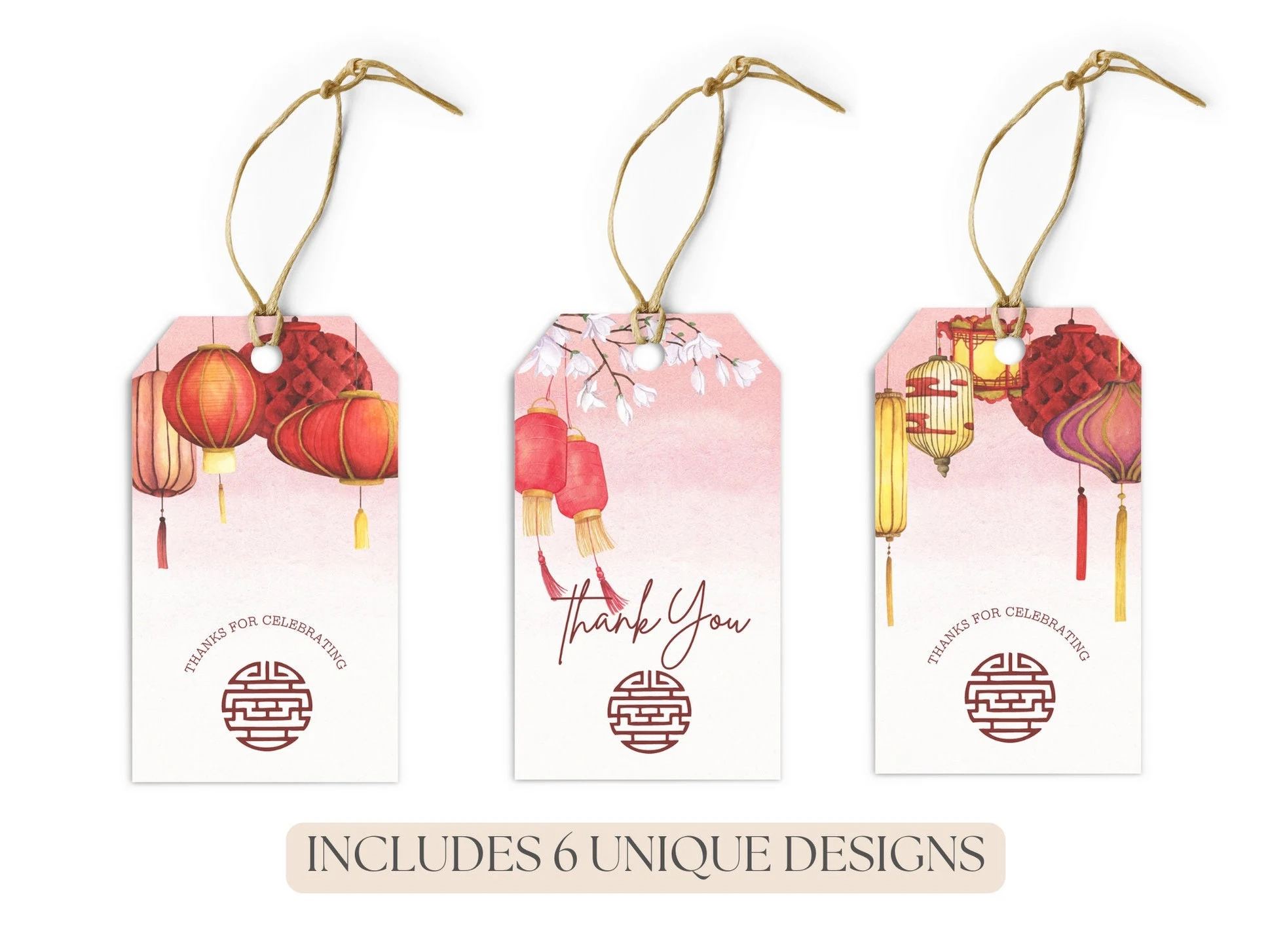 Printable Chinese Gift Tags Chinese