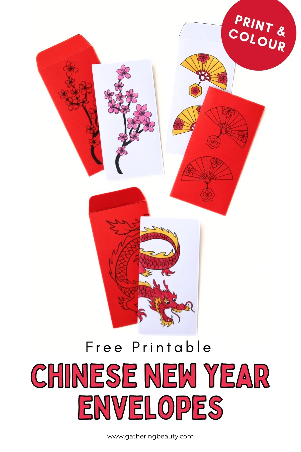 Printable Chinese New Year Envelopes