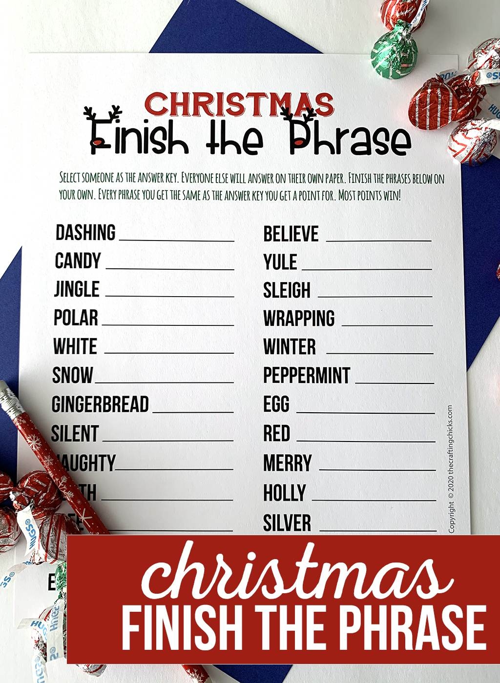 Printable Christmas Games