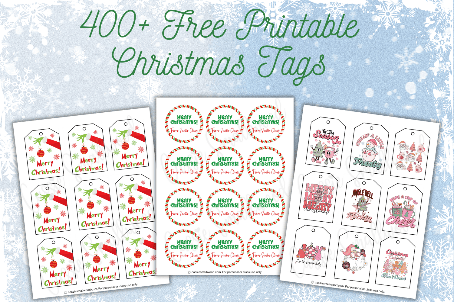 Printable Christmas Tags