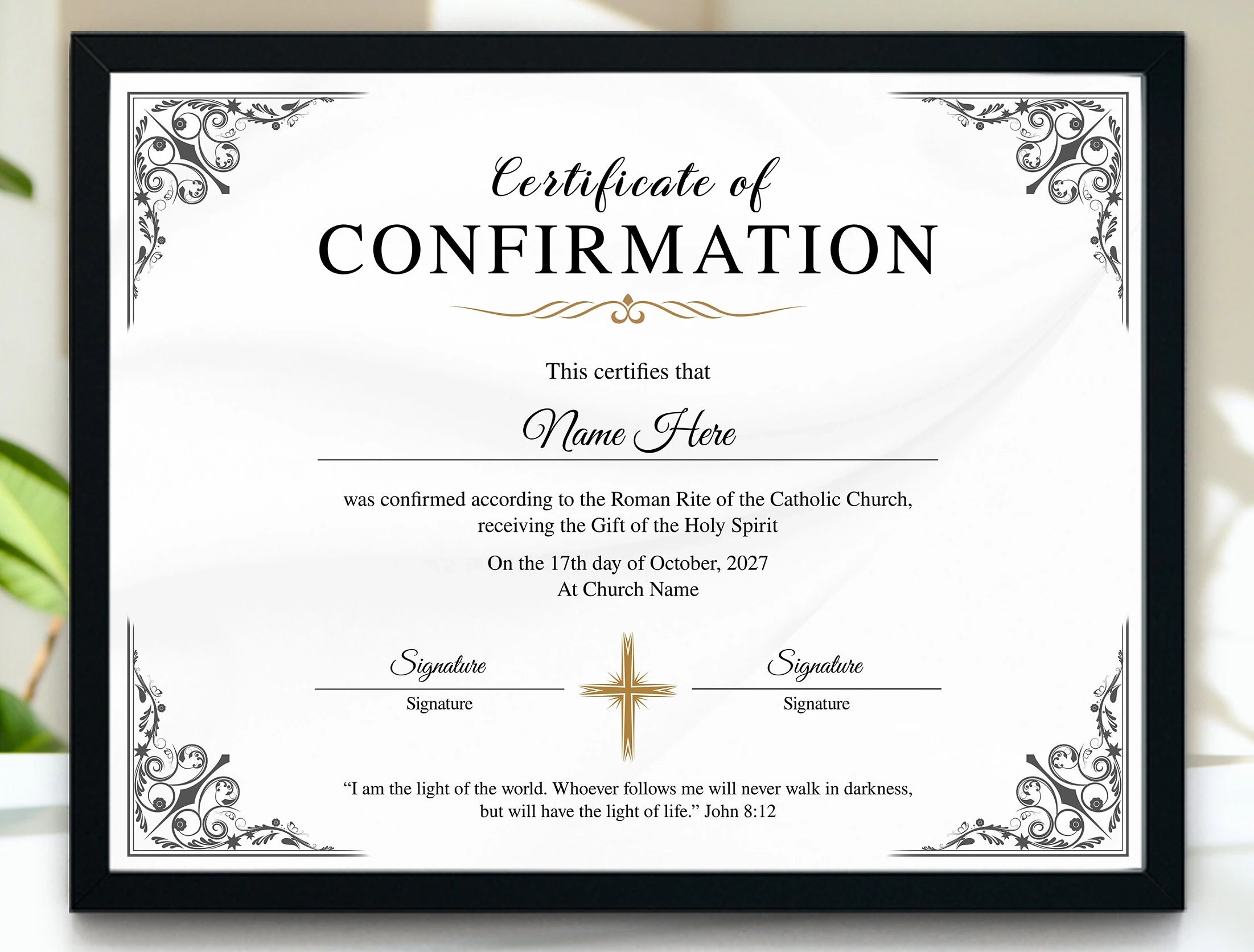 Printable Confirmation Certificate Printable Confirmation Certificate