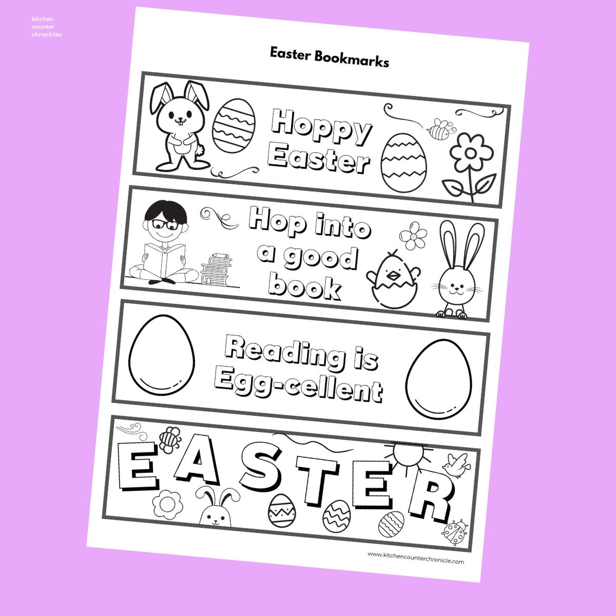 free printable easter bookmarks free printable easter bookmarks