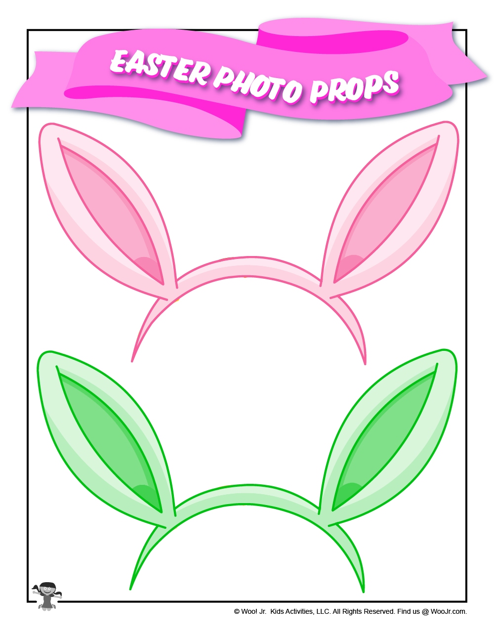 Printable Easter Photo Props