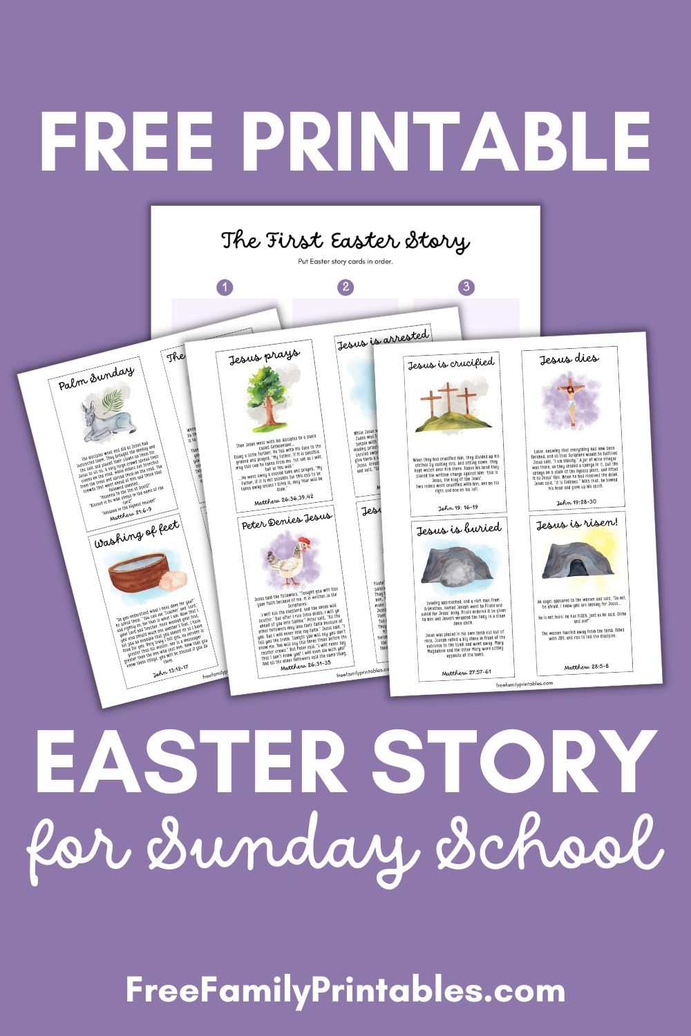 Printable Easter Story For Sunday School Printable Easter Story For Sunday School