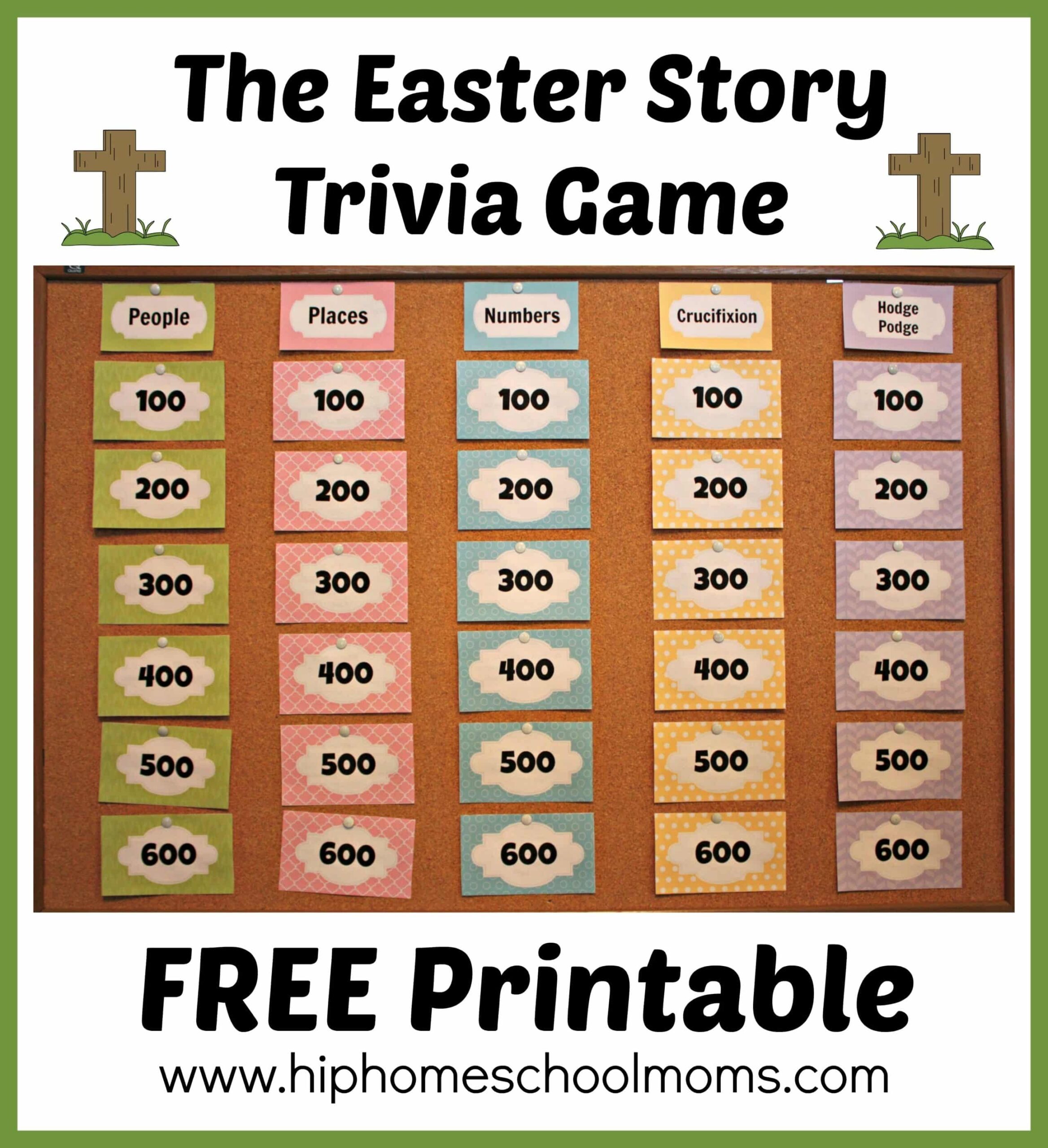 Printable Easter Story Trivia Game Printable Easter Story Trivia Game
