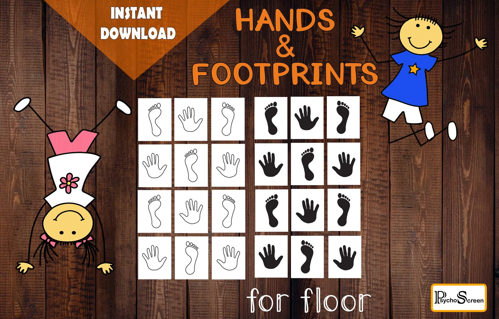 hands and feet hopscotch printable free hands and feet hopscotch printable free