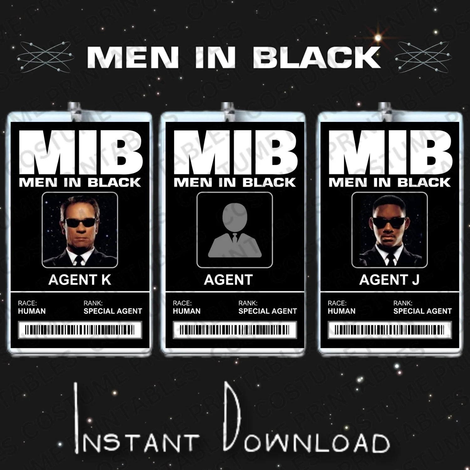 Printable Id Badge Mib