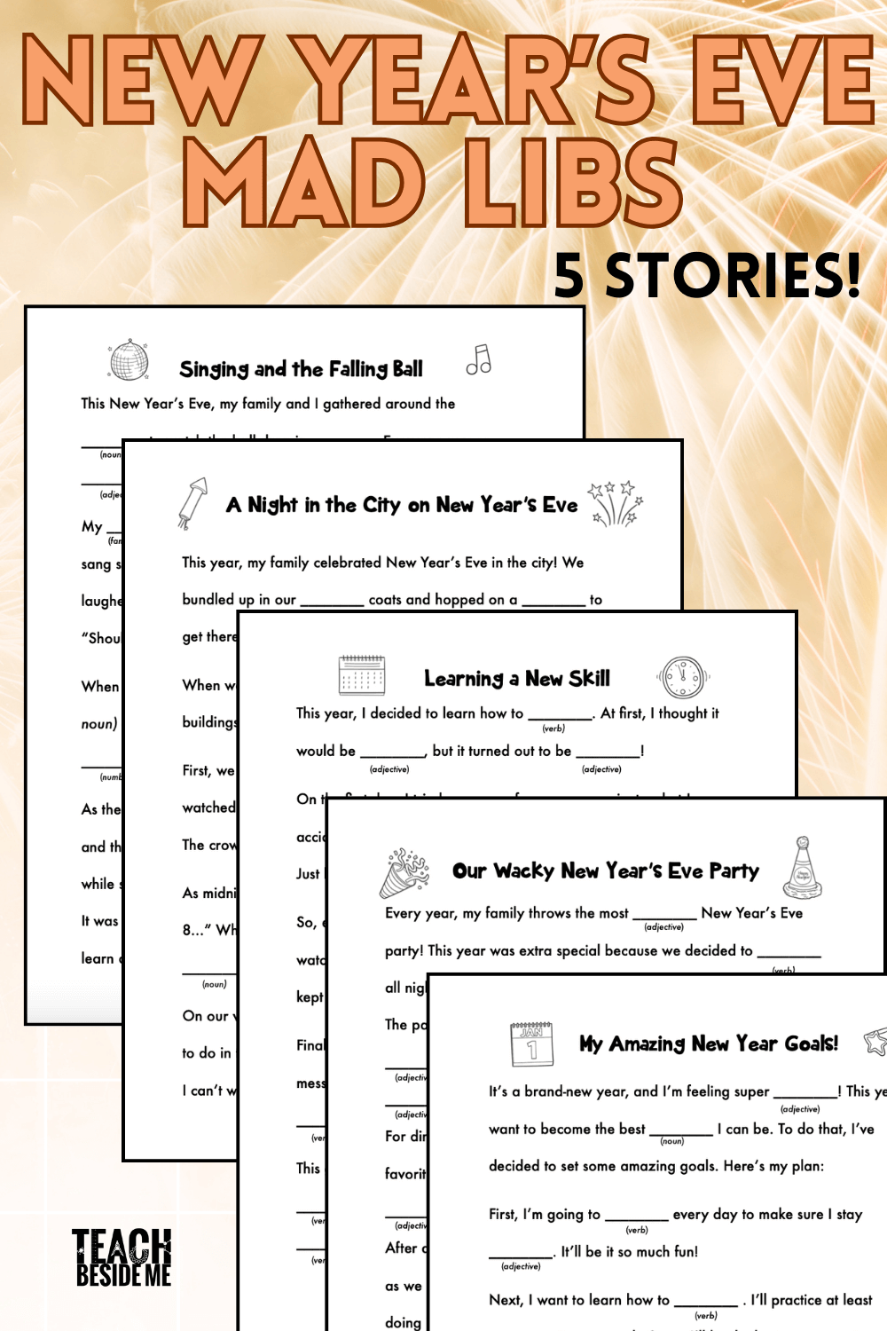 Printable New Years Mad Libs