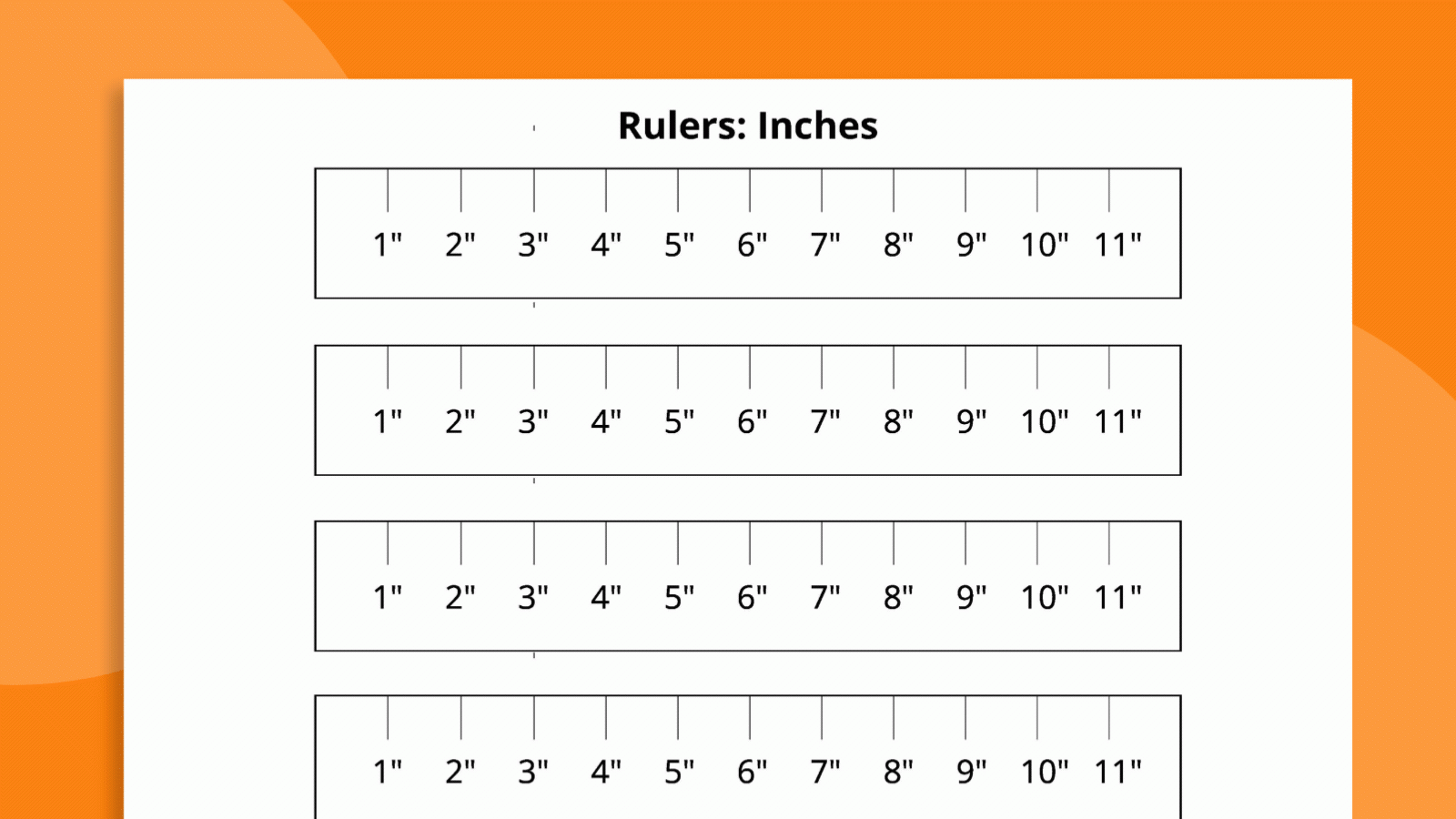 Printable Ruler