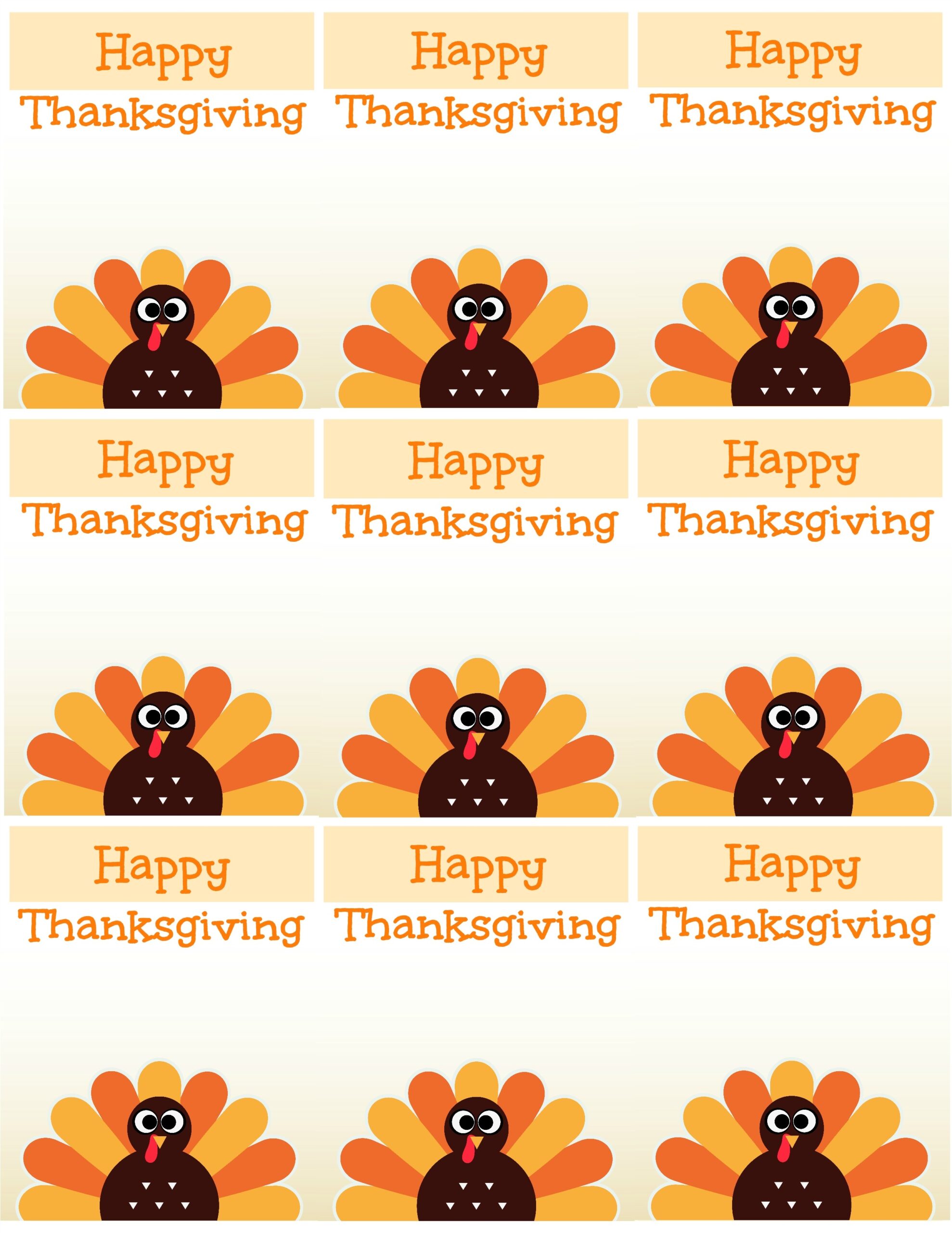 Printable Thanksgiving Place Cards Printable Thanksgiving Place Cards