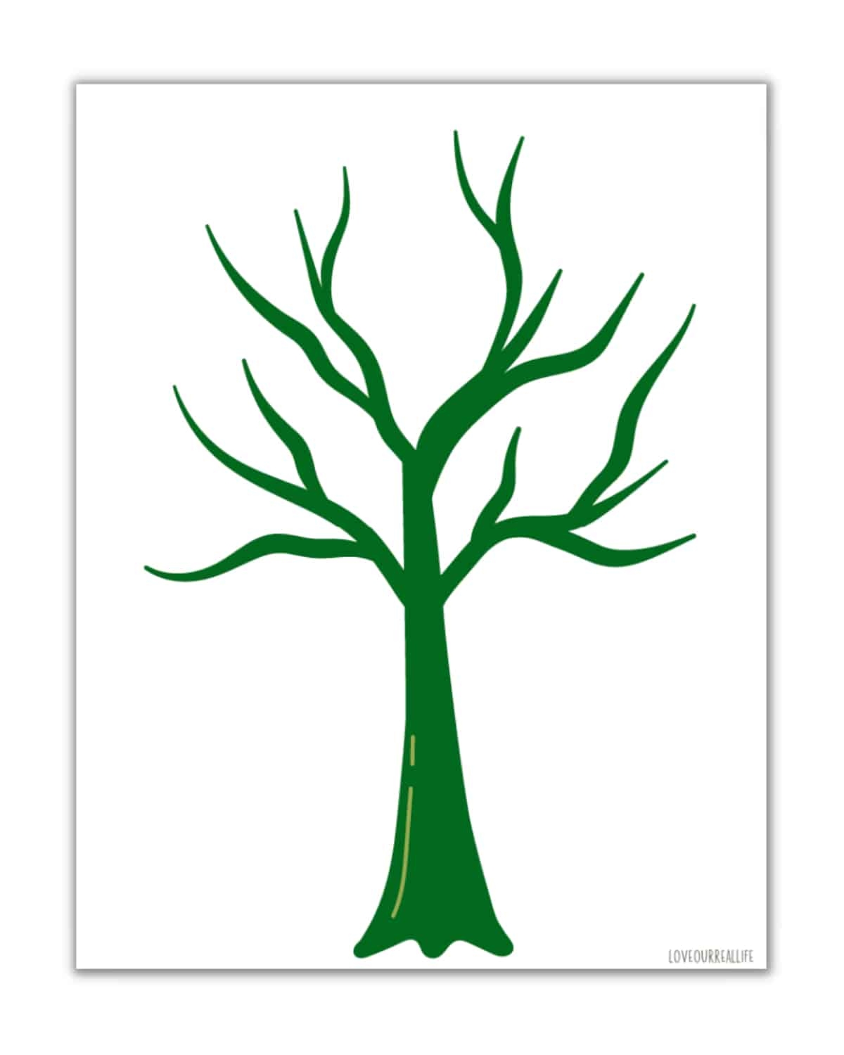 Printable Trees Without Leaves Printable Trees Without Leaves