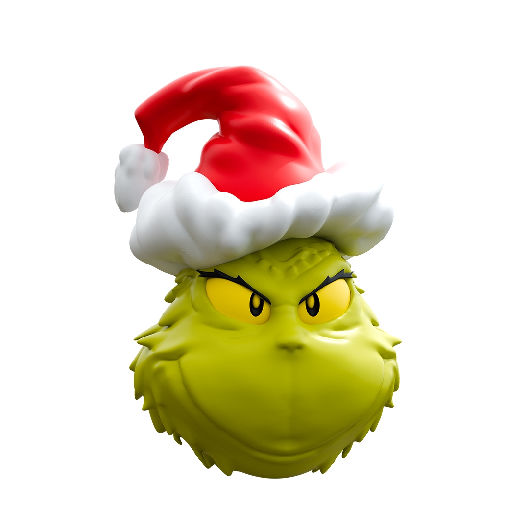 3d printable grinch face 3d printable grinch face