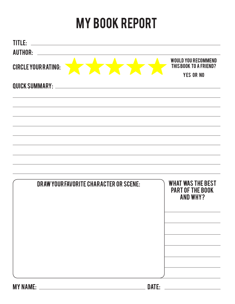 free printable homeschool reading log