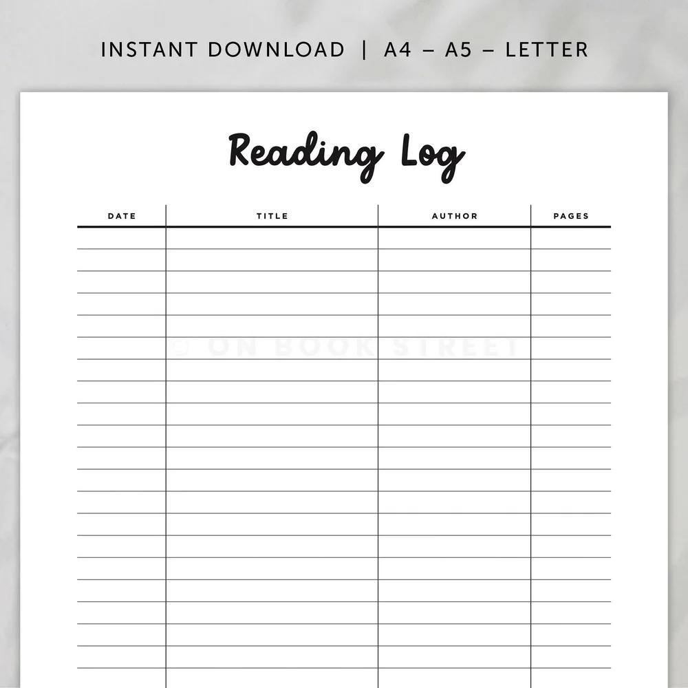 Reading Log