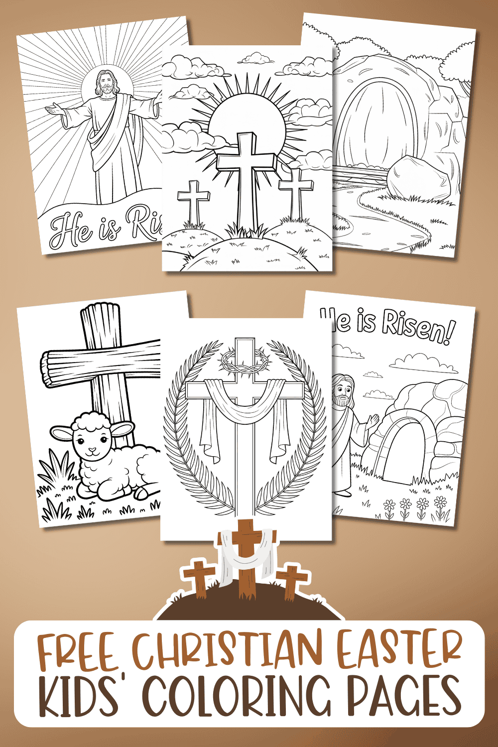 Religious Easter Coloring Pages