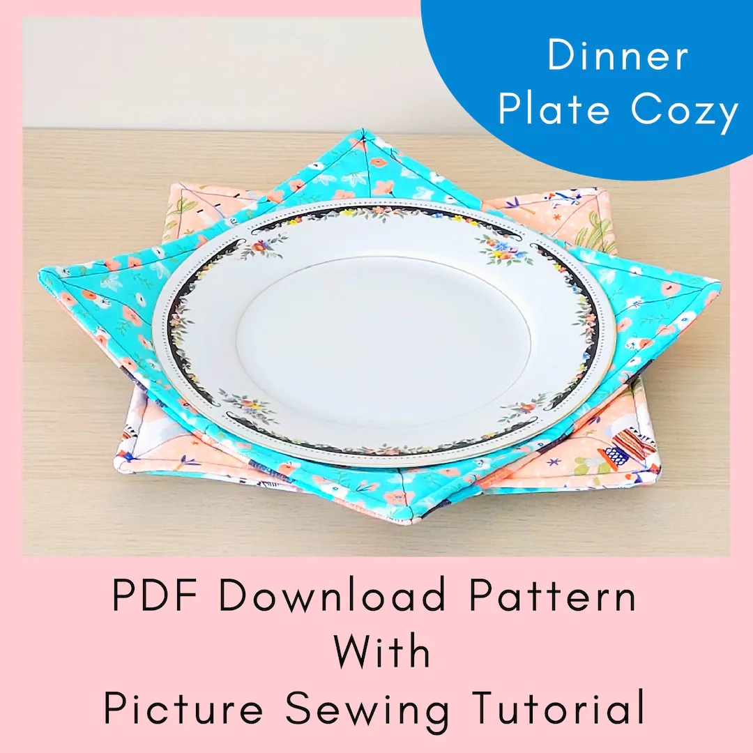 Reversible Dinner Plate Cozy Printable Reversible Dinner Plate Cozy Printable