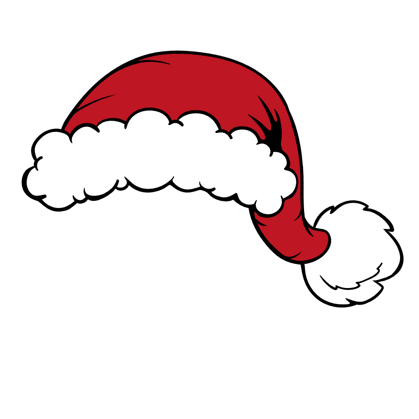 Santa Hat Christmas Svg File
