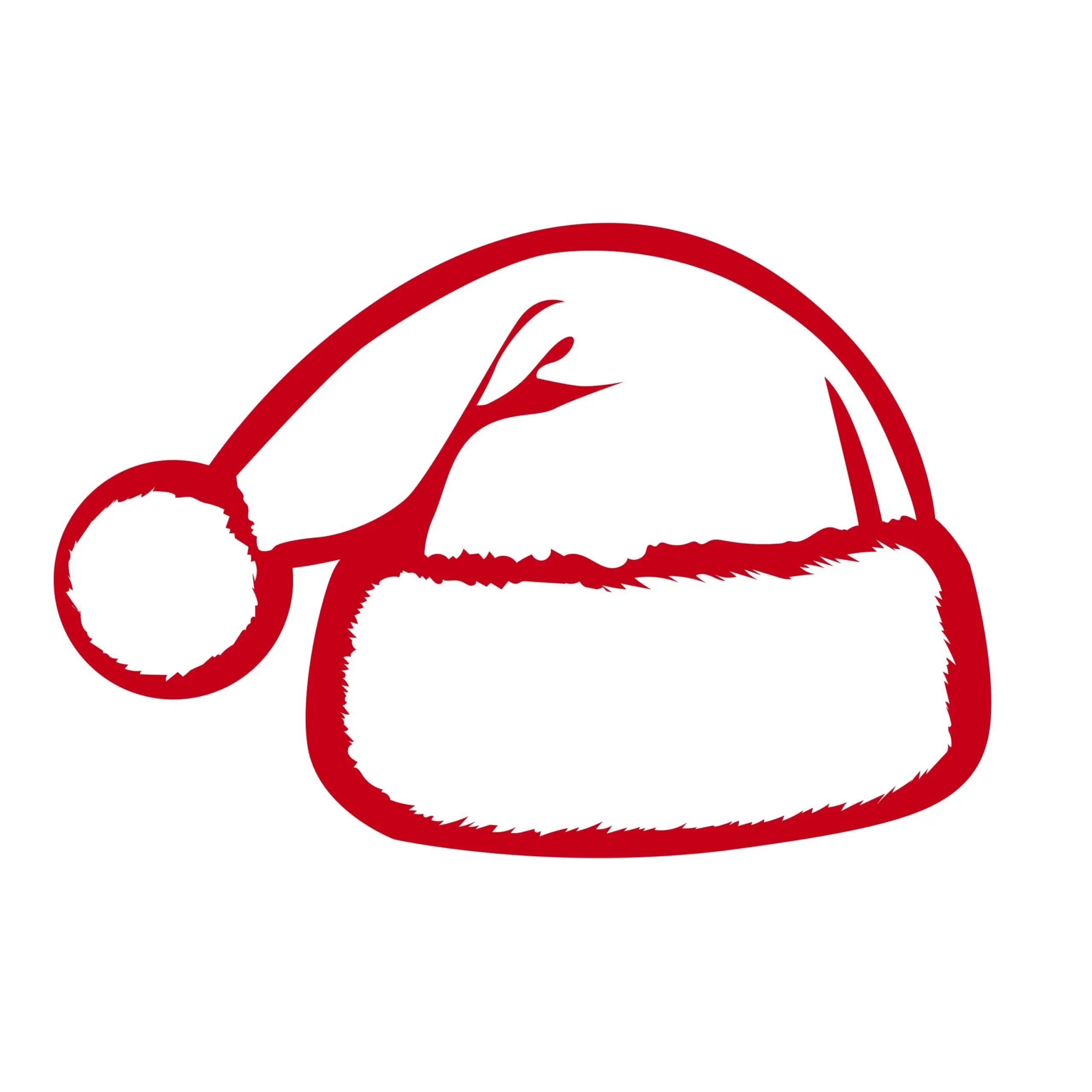 Santa Hat Svg Cut File Car Decal Svg Santa Hat Svg Cut File Car Decal Svg