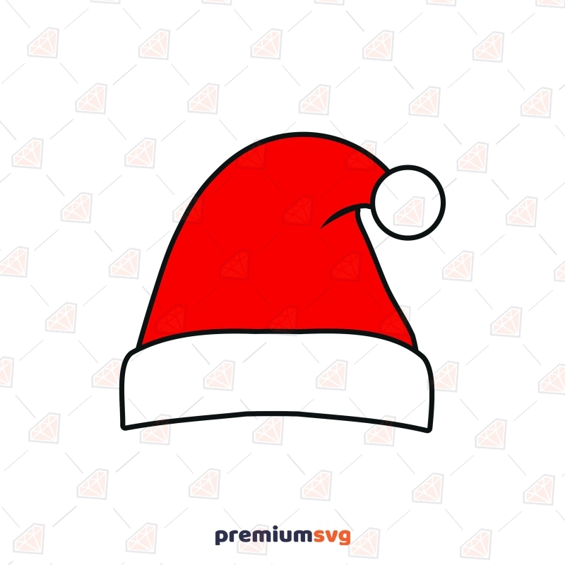 free printable santa hat