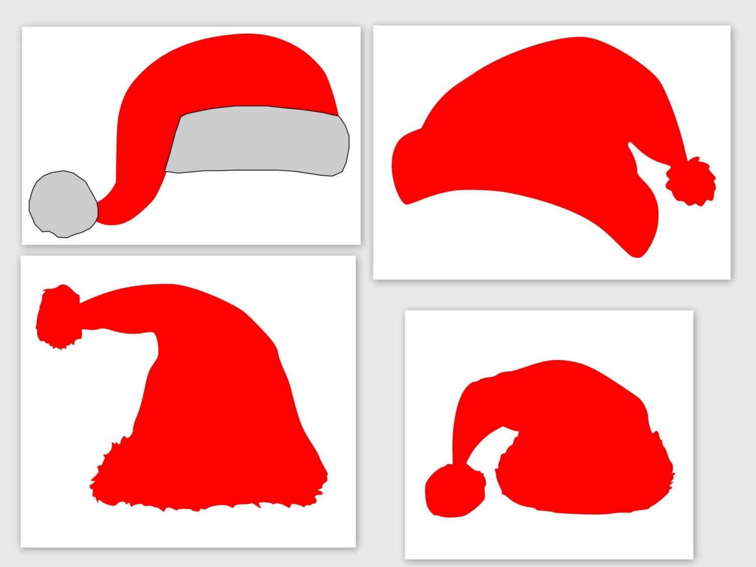 printable small santa hats printable small santa hats
