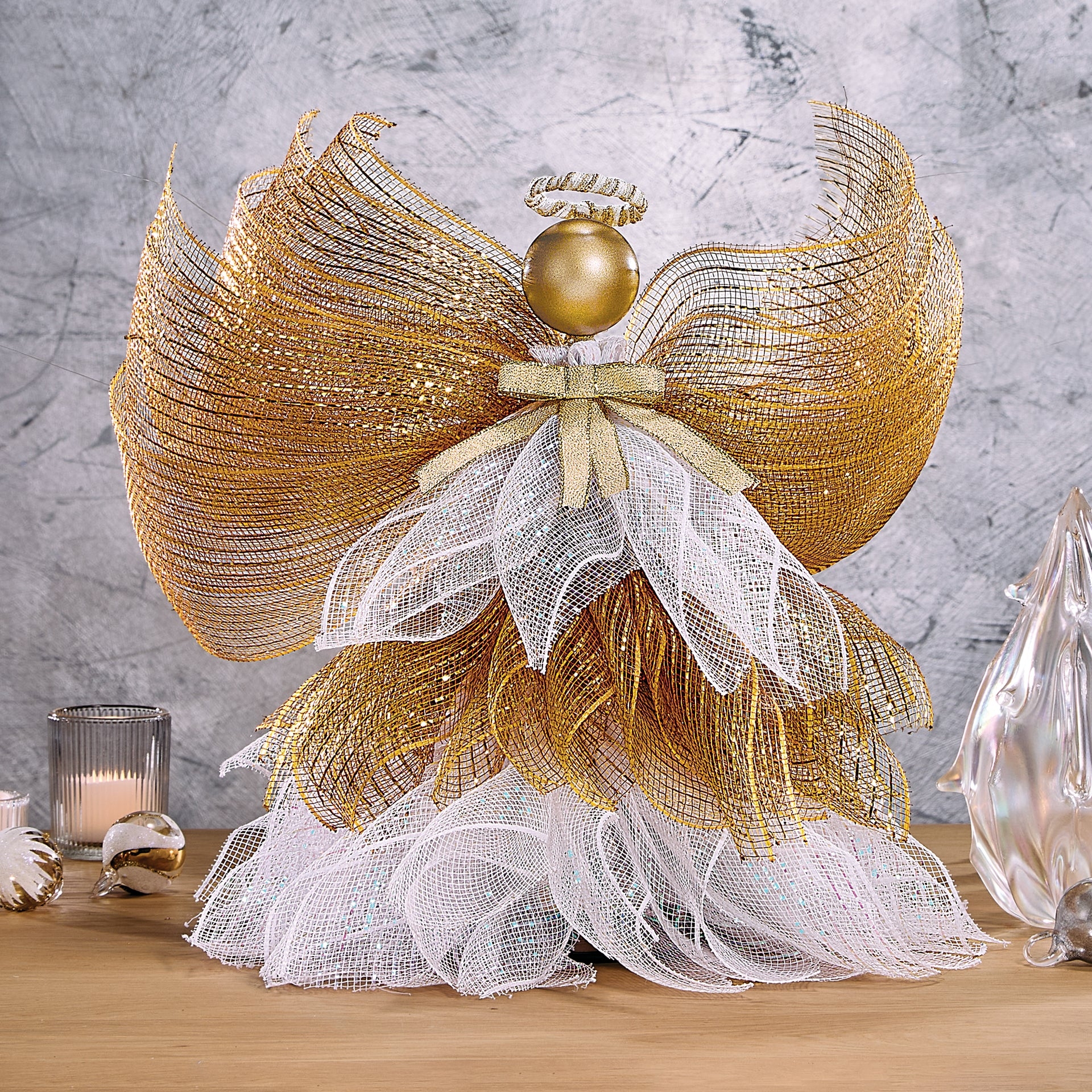 Sculpted Mesh Angel Tree Topper